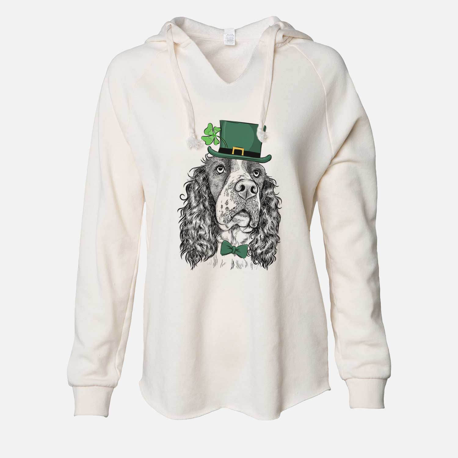 St. Patrick's Millie Mae the English Springer Spaniel - Cali Wave Hooded Sweatshirt