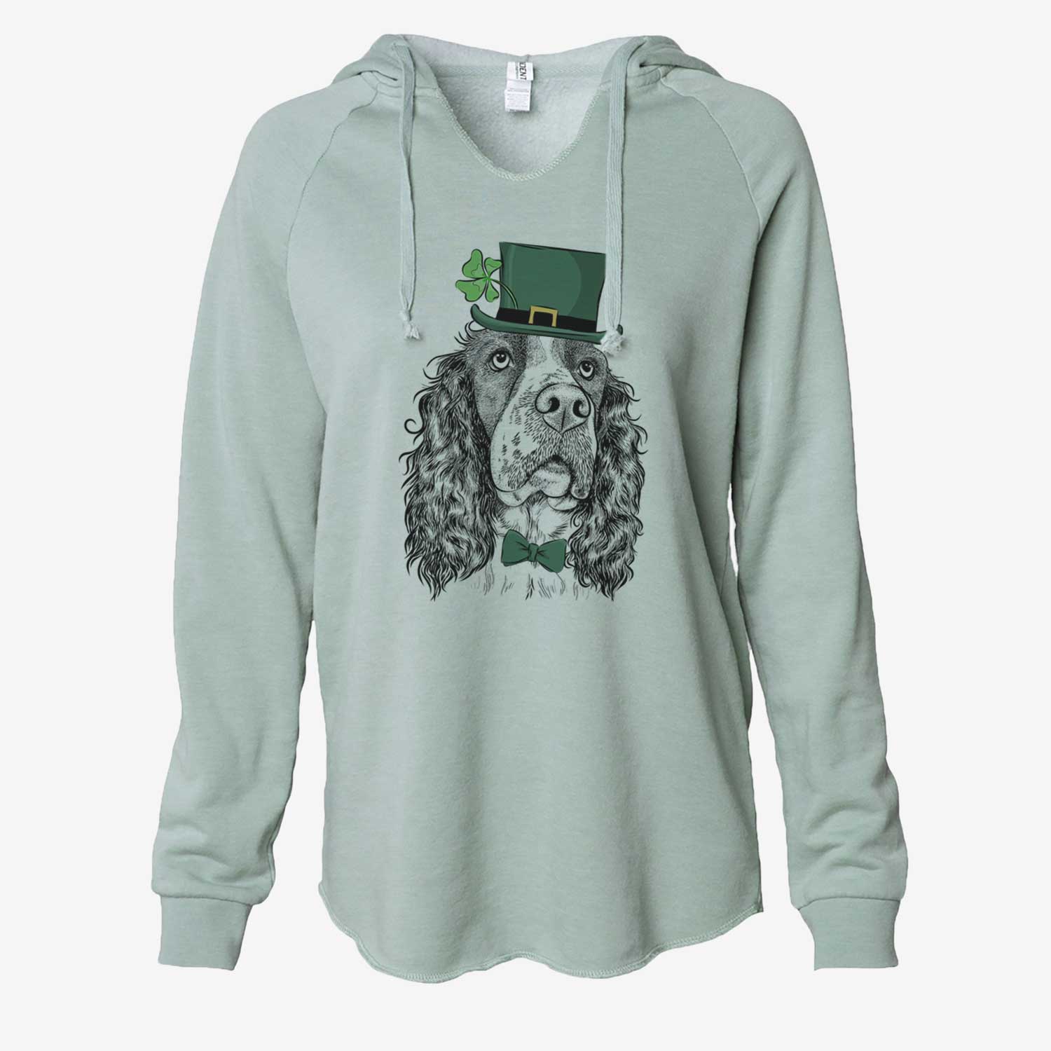 St. Patrick's Millie Mae the English Springer Spaniel - Cali Wave Hooded Sweatshirt