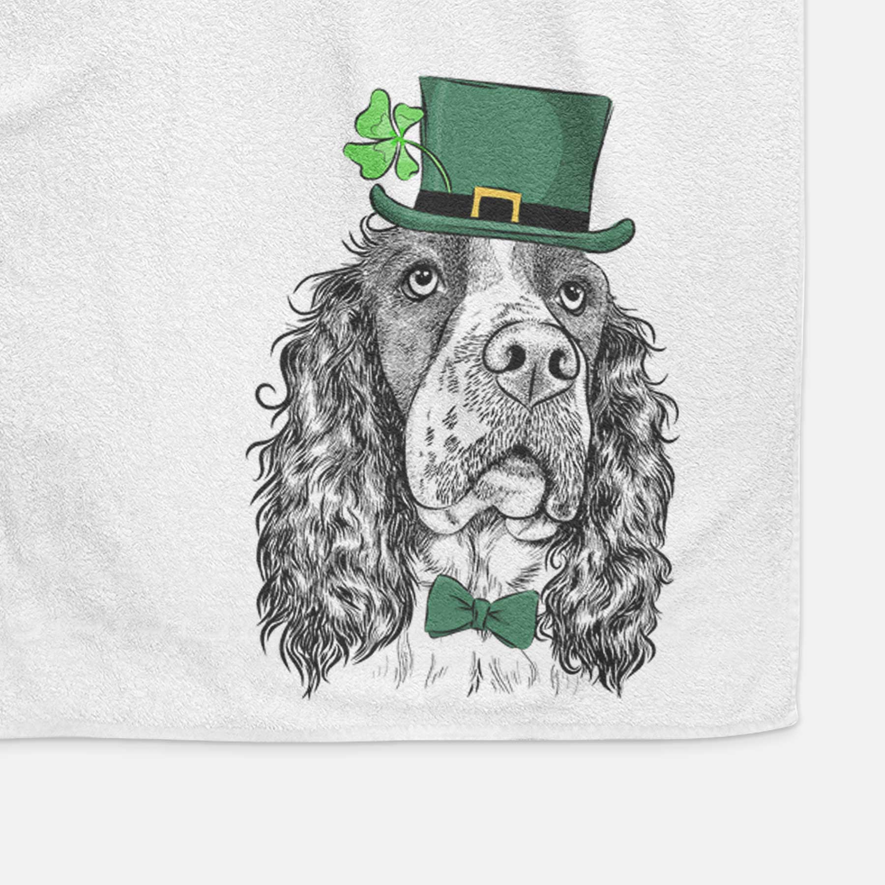 Millie Mae the English Springer Spaniel Decorative Hand Towel