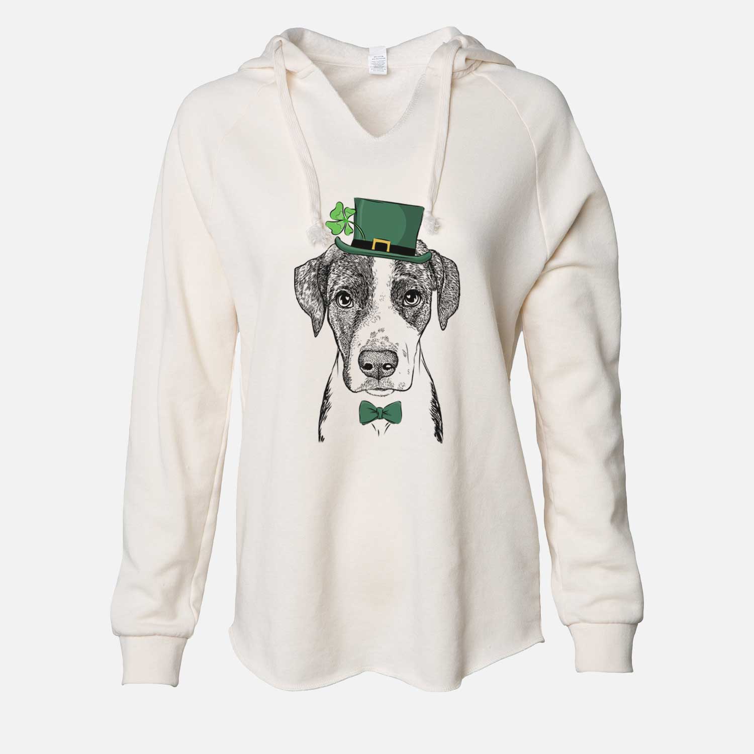 St. Patrick's Milo the Mixed Breed - Cali Wave Hooded Sweatshirt