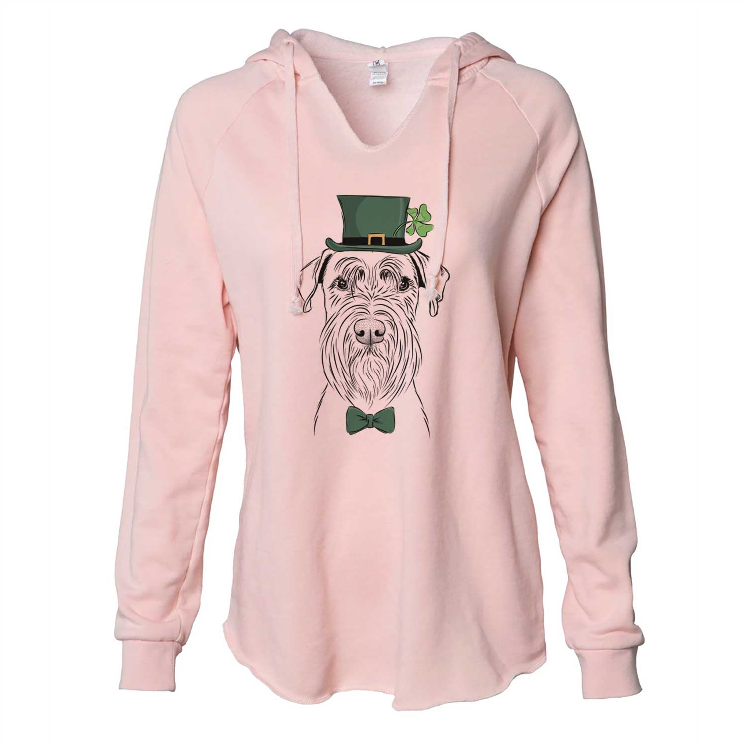 St. Patrick's Milton the Schnauzer - Cali Wave Hooded Sweatshirt