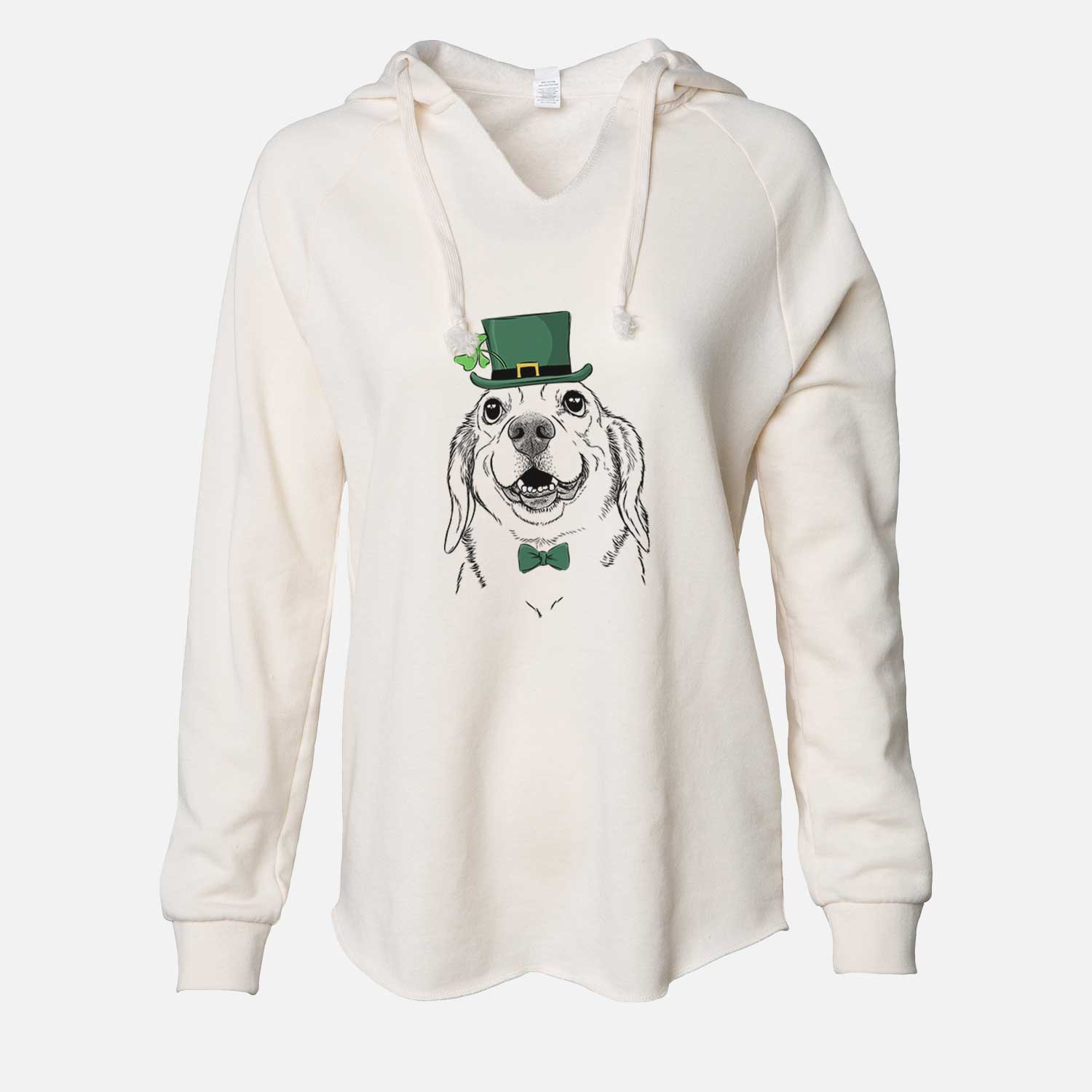 St. Patrick's Minnie the Corgle - Cali Wave Hooded Sweatshirt