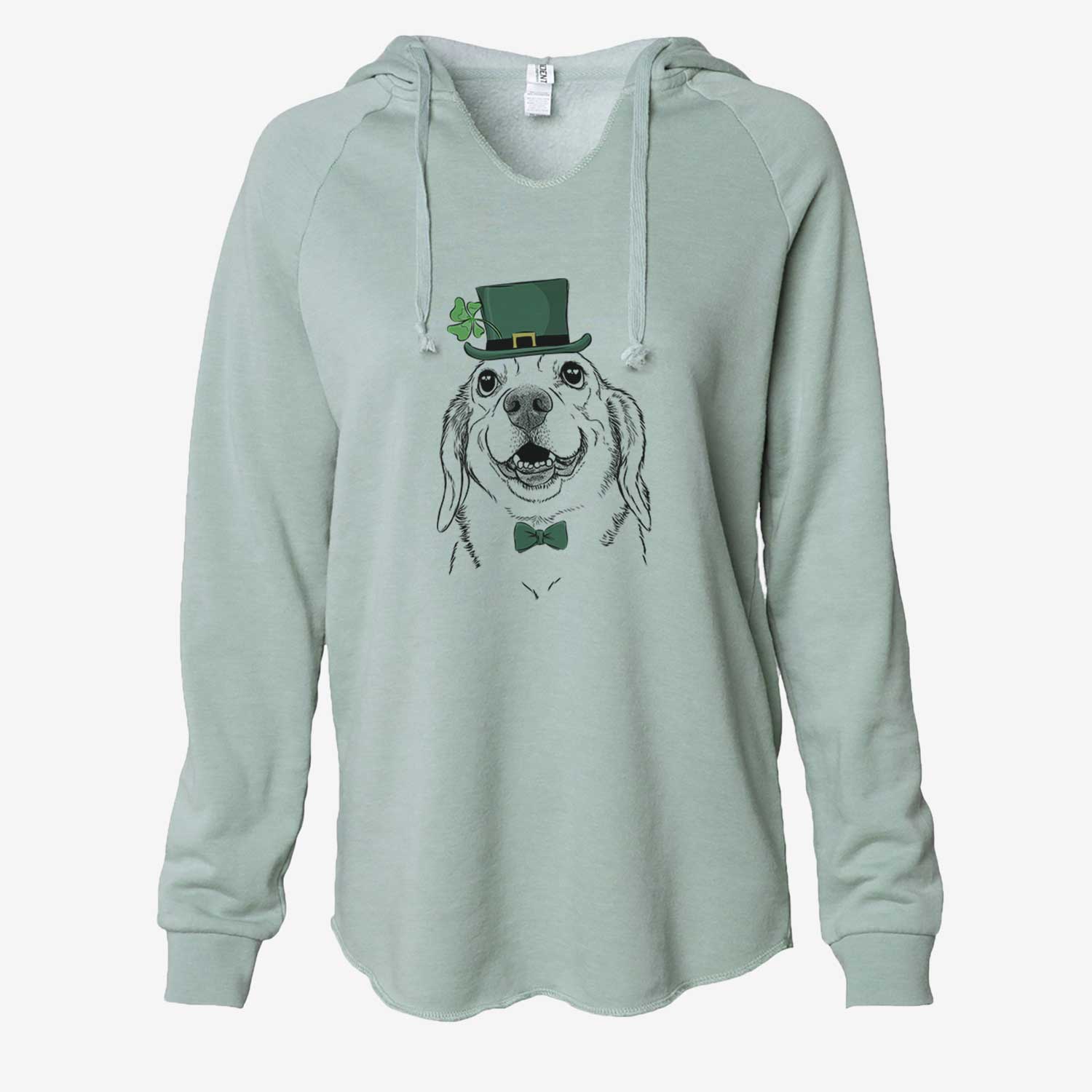 St. Patrick's Minnie the Corgle - Cali Wave Hooded Sweatshirt