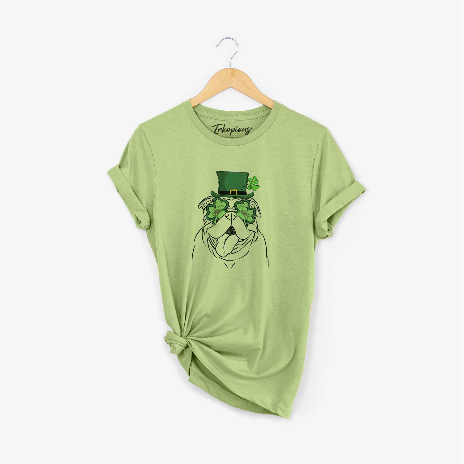 St. Patrick's Missy Moo the English Bulldog - Unisex Crewneck