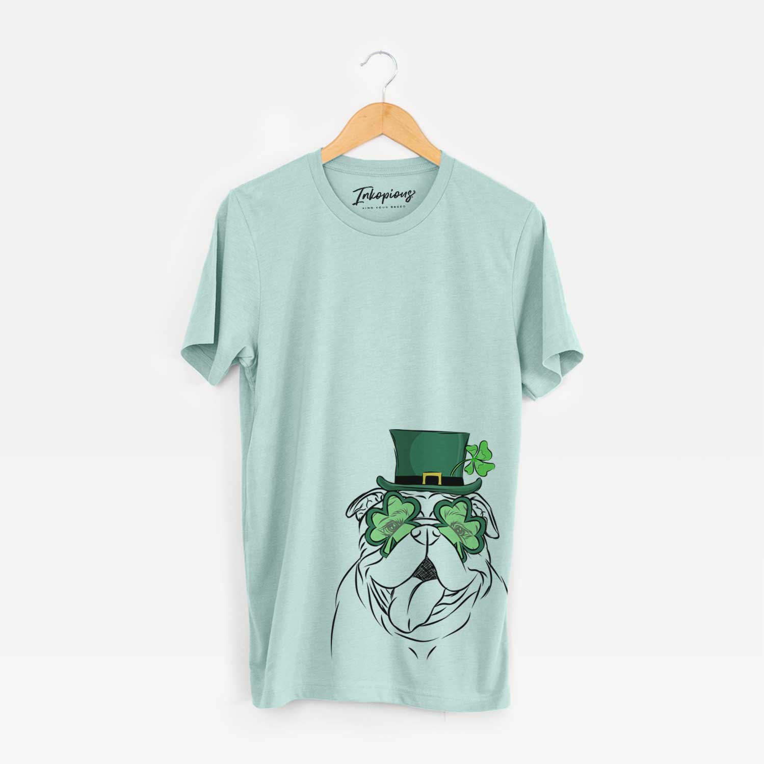 St. Patrick's Missy Moo the English Bulldog - Unisex Crewneck