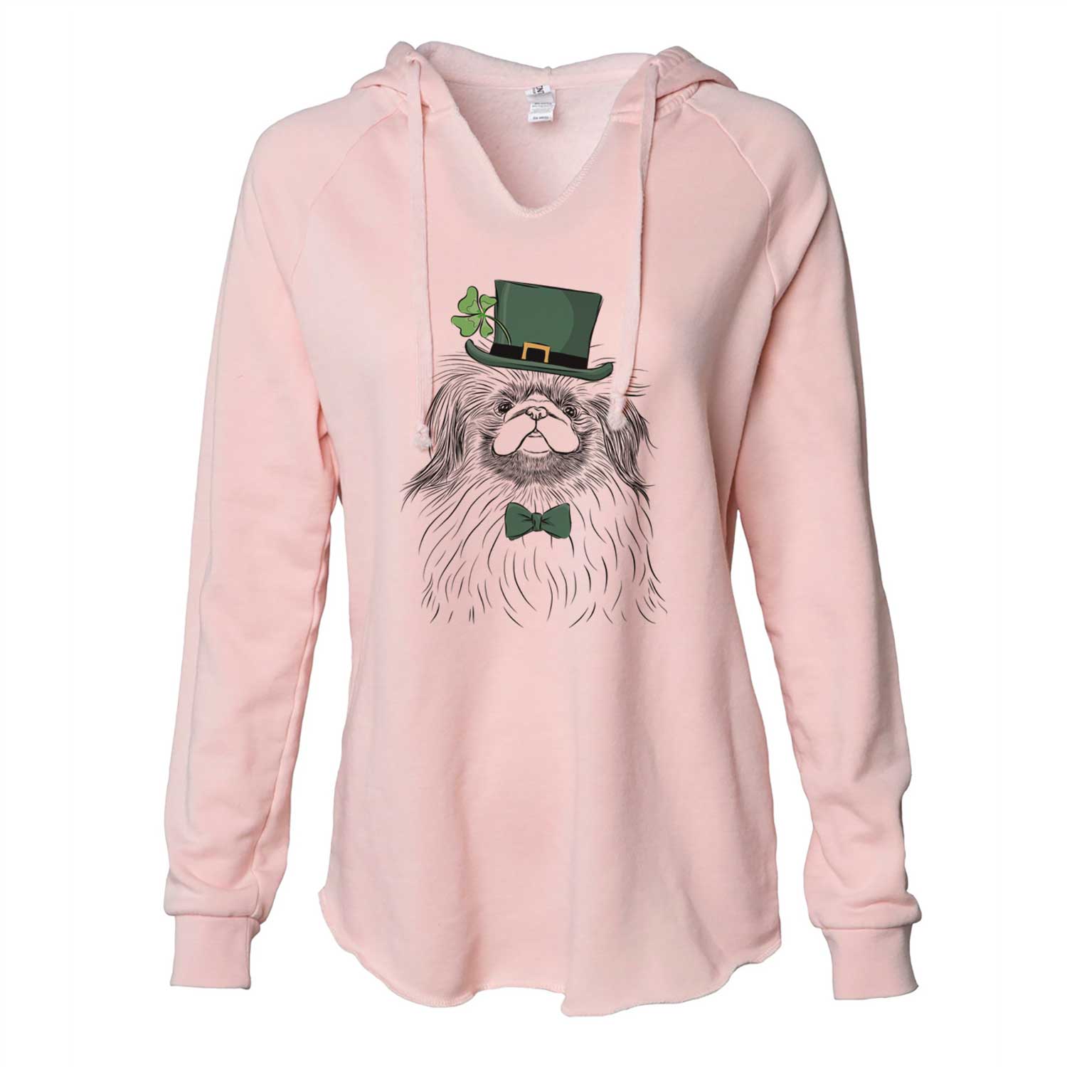 St. Patrick's Mochi the Pekingese - Cali Wave Hooded Sweatshirt