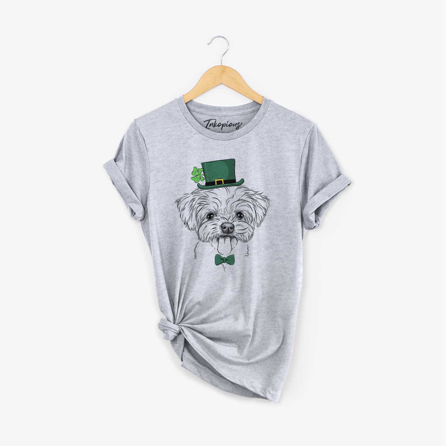 St. Patrick's Mochi the Maltese - Unisex Crewneck