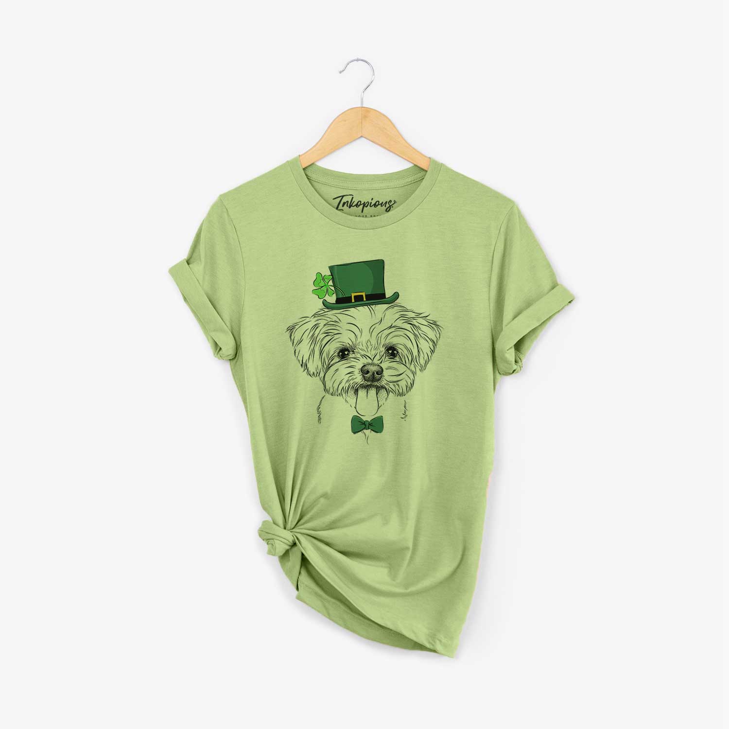 St. Patrick's Mochi the Maltese - Unisex Crewneck