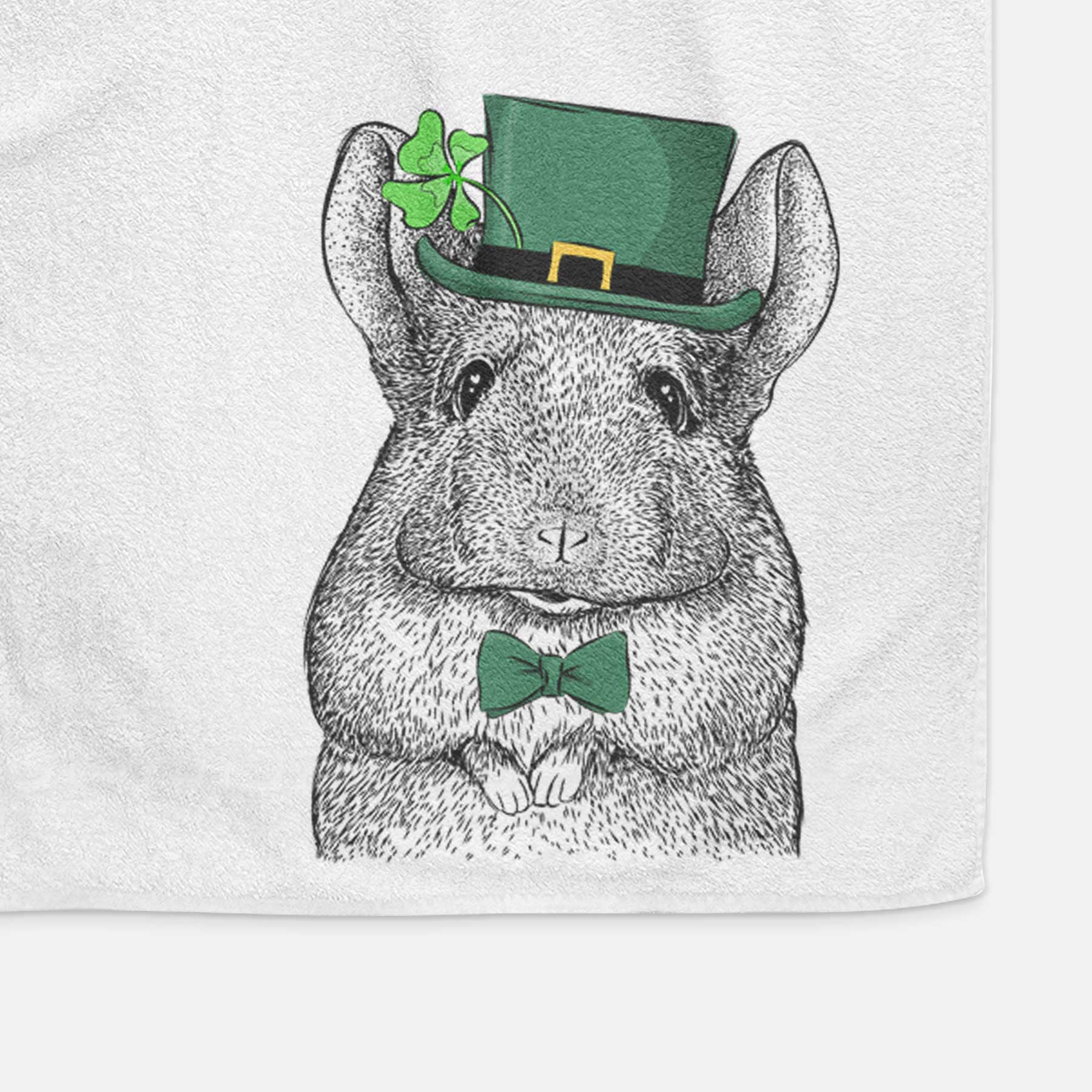 Mojo the Chinchilla Decorative Hand Towel