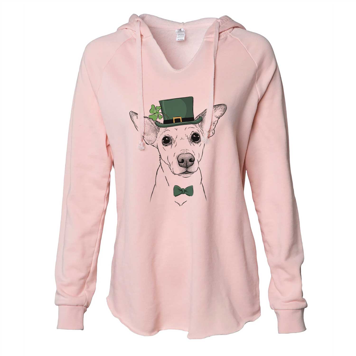 St. Patrick's Molly the Jack Russell Terrier - Cali Wave Hooded Sweatshirt