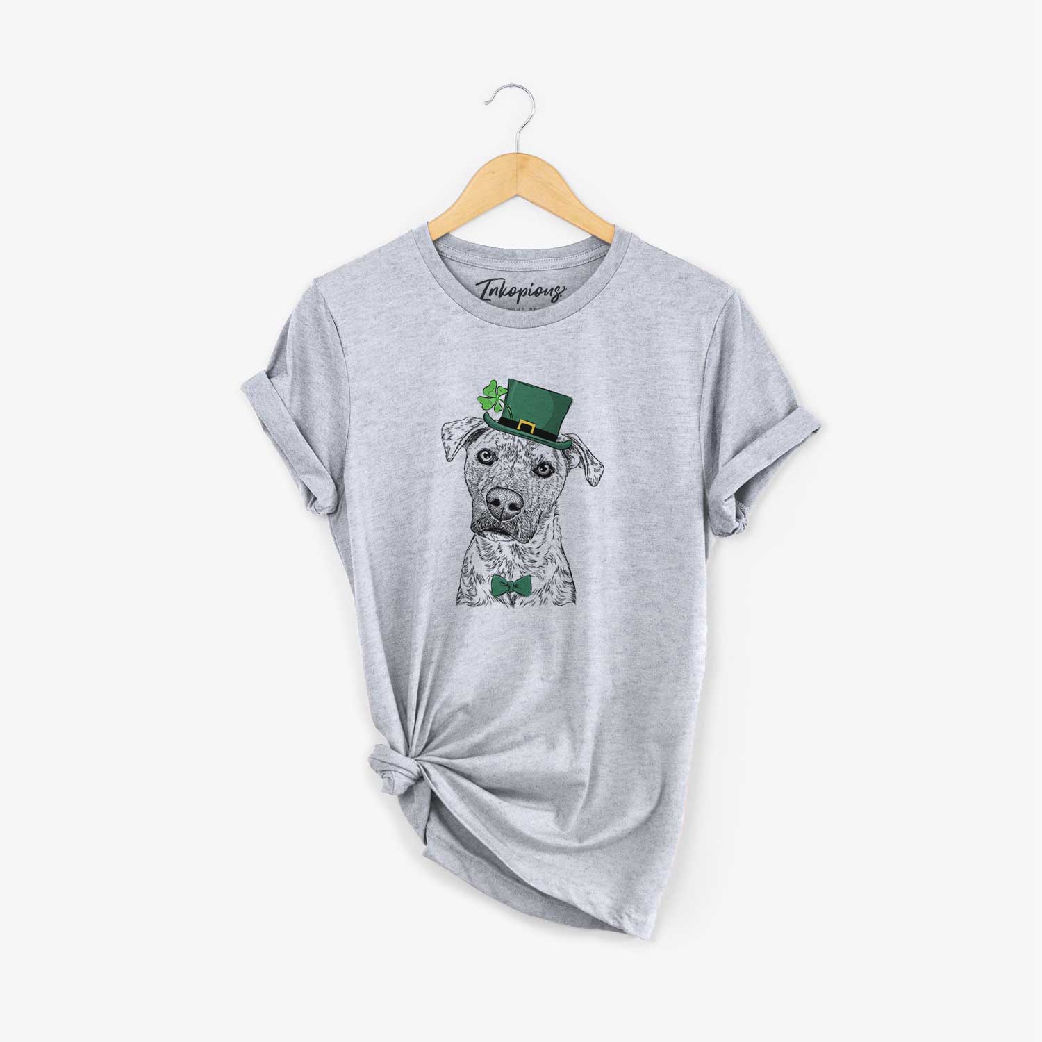 St. Patrick's Monster Baby the Pitbull Mix - Unisex Crewneck