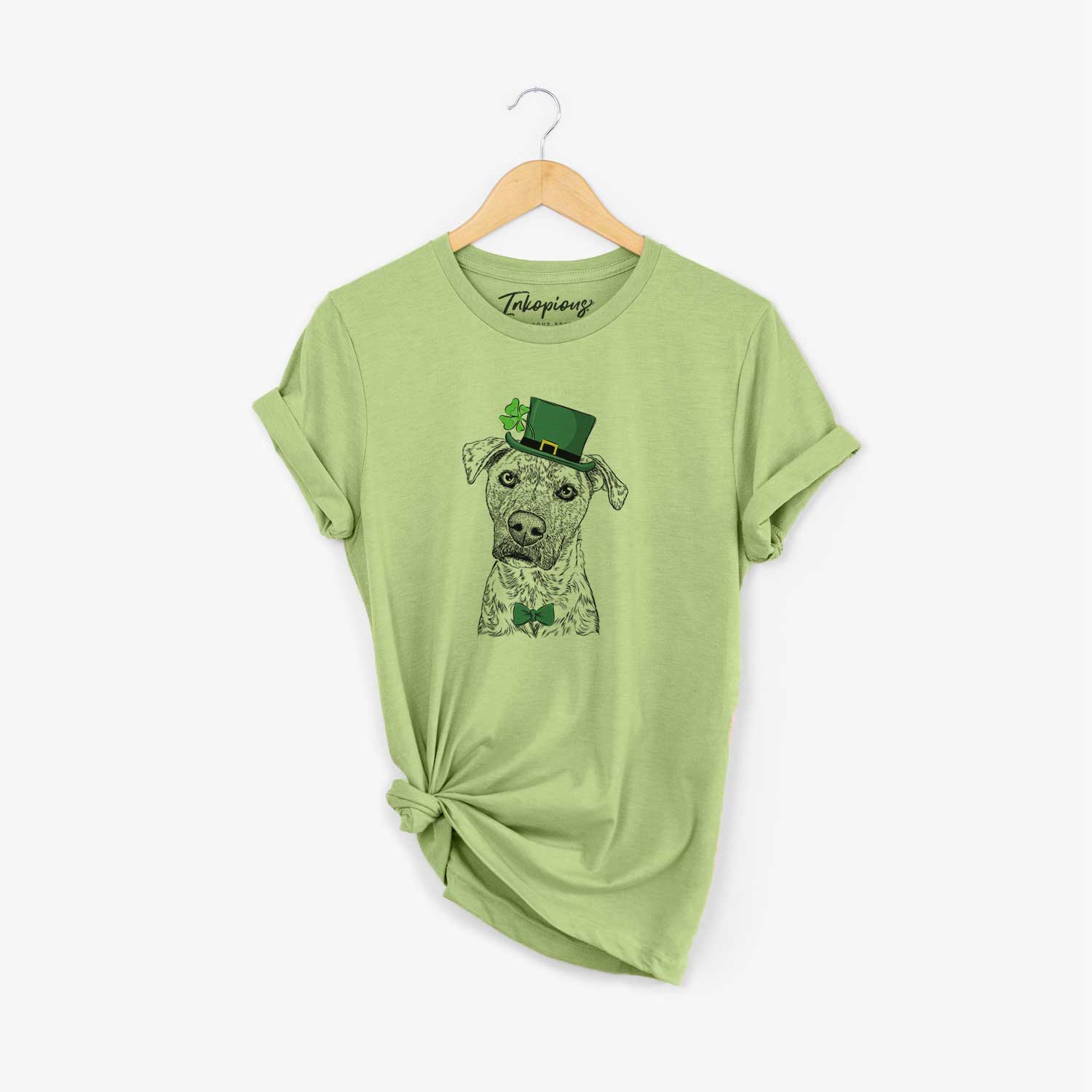 St. Patrick's Monster Baby the Pitbull Mix - Unisex Crewneck