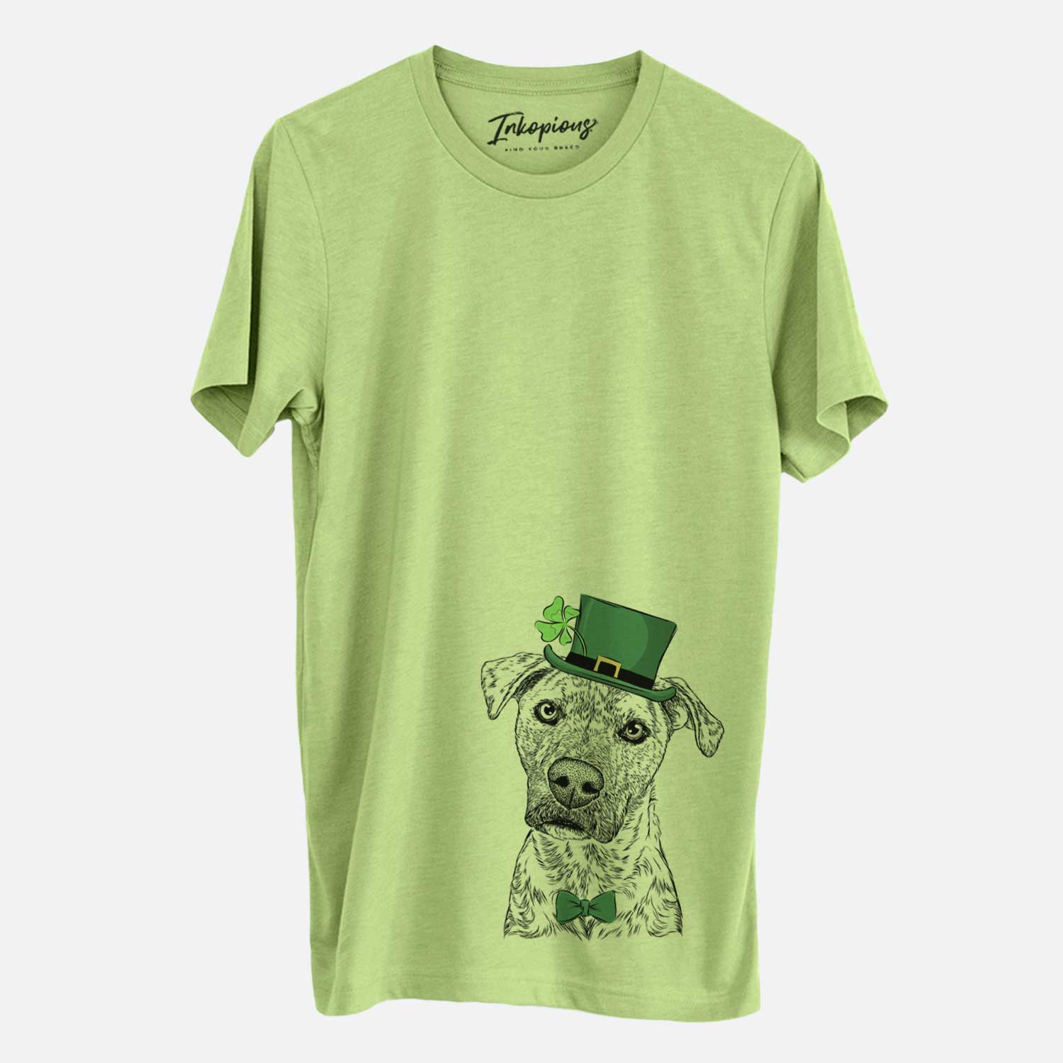 St. Patrick's Monster Baby the Pitbull Mix - Unisex Crewneck