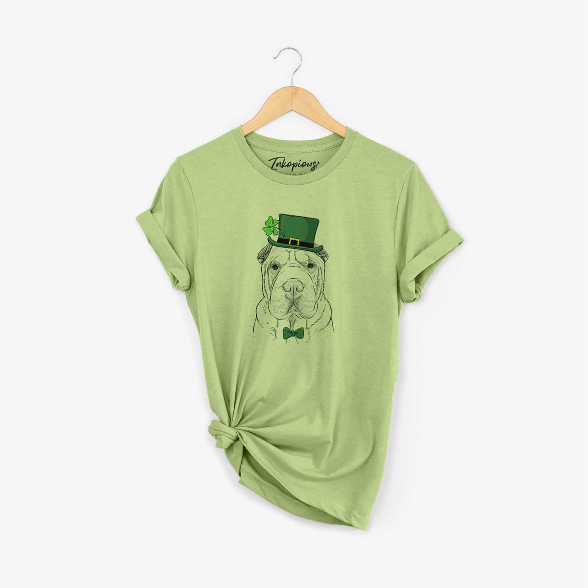 St. Patrick&#39;s Moomers the Shar Pei - Unisex Crewneck