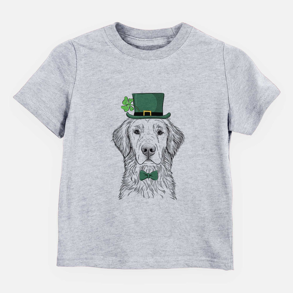 St. Patricks Moose the Field Golden Retriever - Kids/Youth/Toddler Shirt