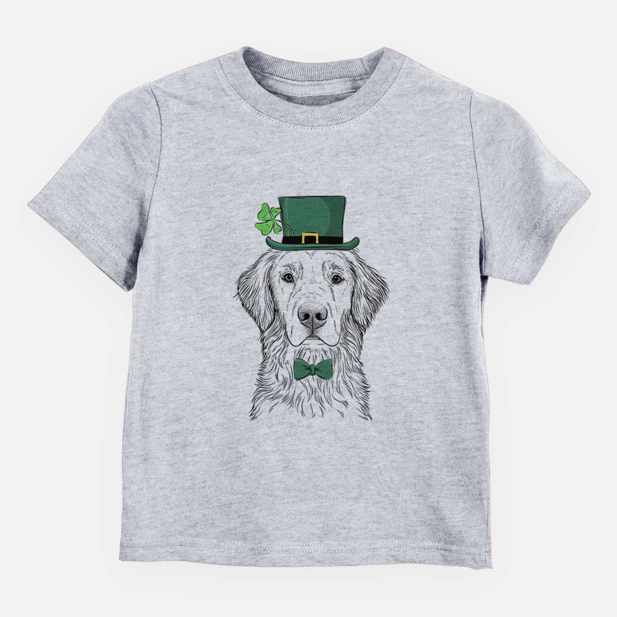 St. Patricks Moose the Field Golden Retriever - Kids/Youth/Toddler Shirt