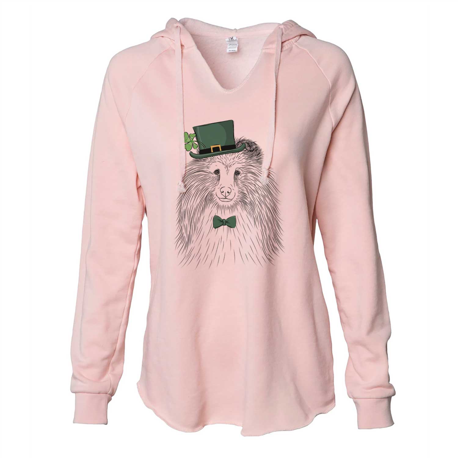 St. Patrick's Moxie the Shetland Sheepdog - Cali Wave Hooded Sweatshirt