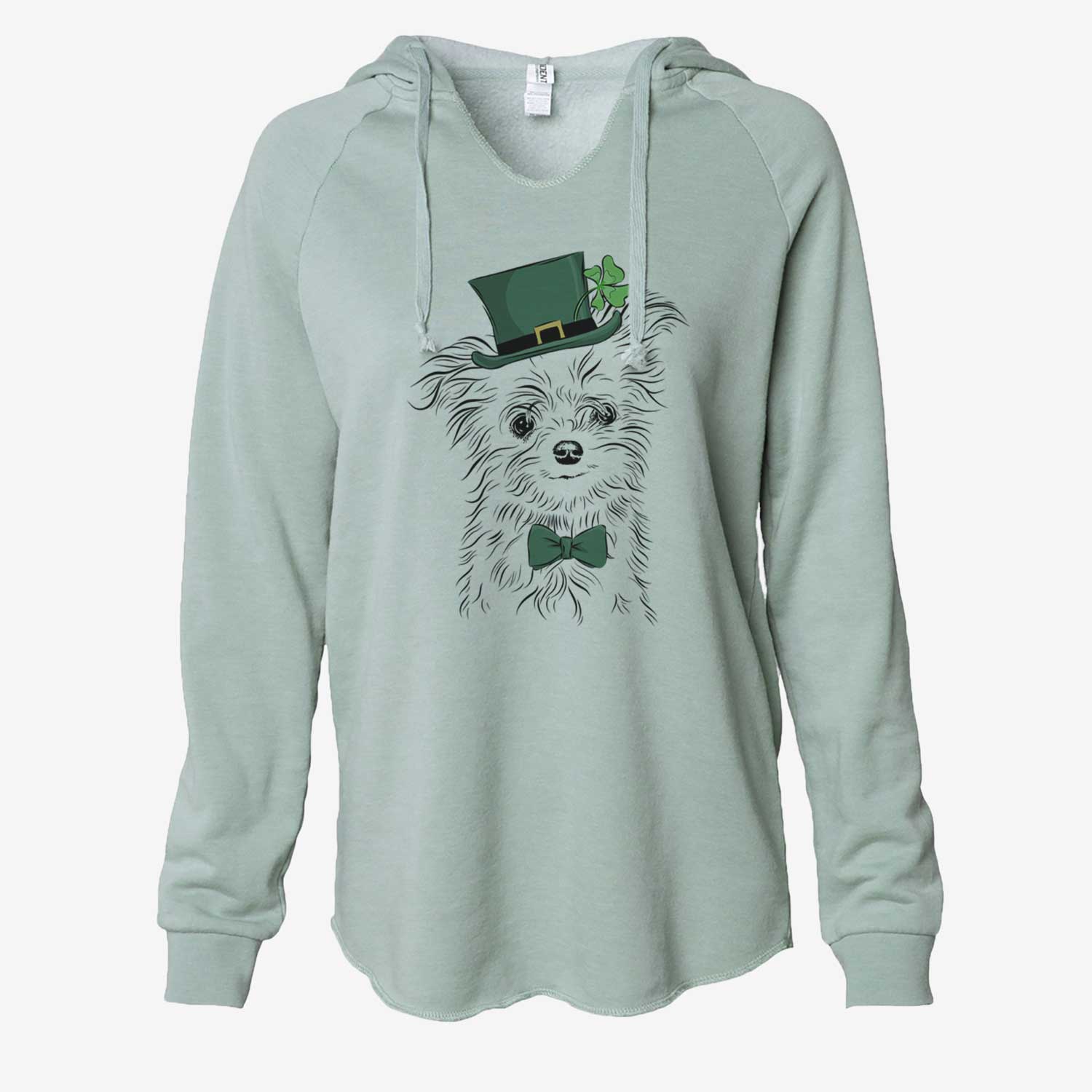 St. Patrick's Mr. Gucci Poochi the Maltese - Cali Wave Hooded Sweatshirt