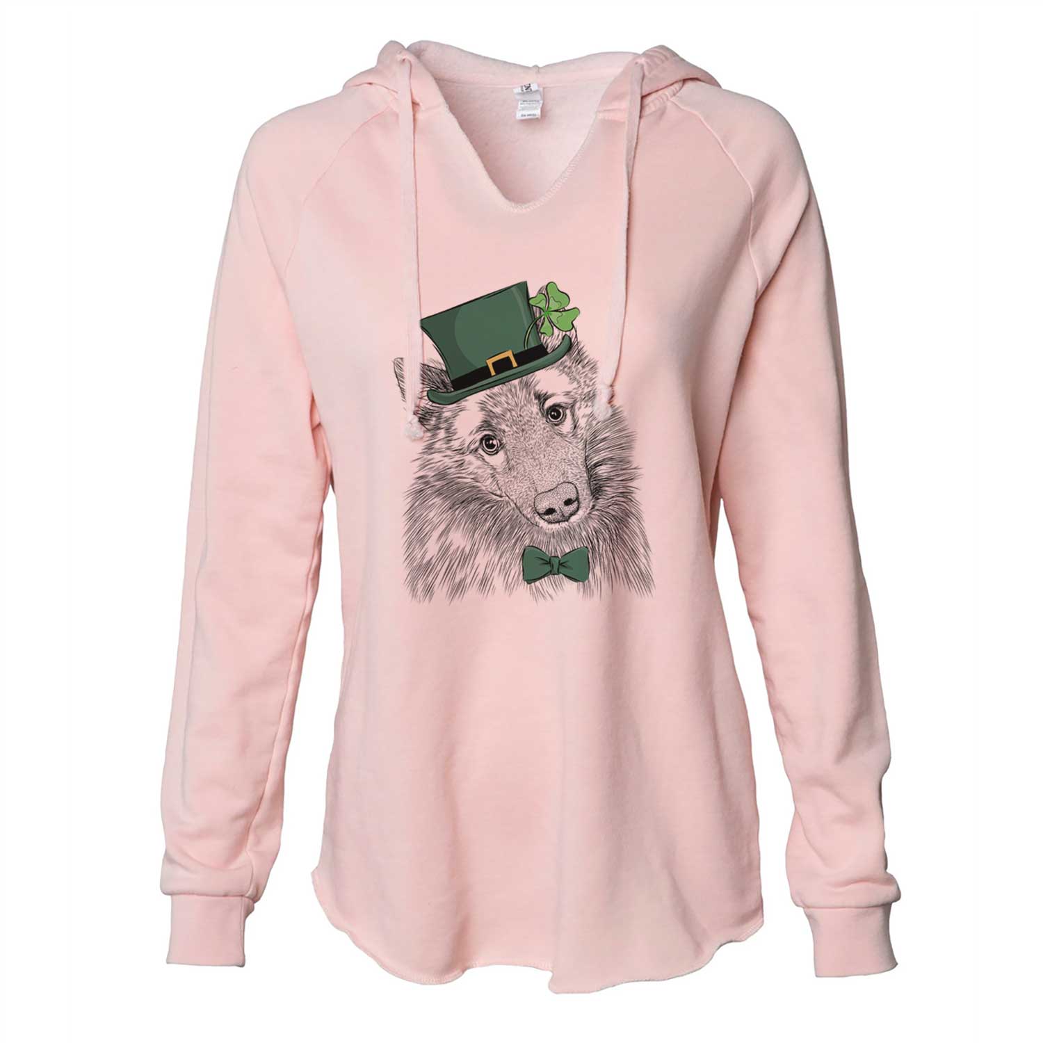 St. Patrick's Mr. Maverick the Keeshond - Cali Wave Hooded Sweatshirt