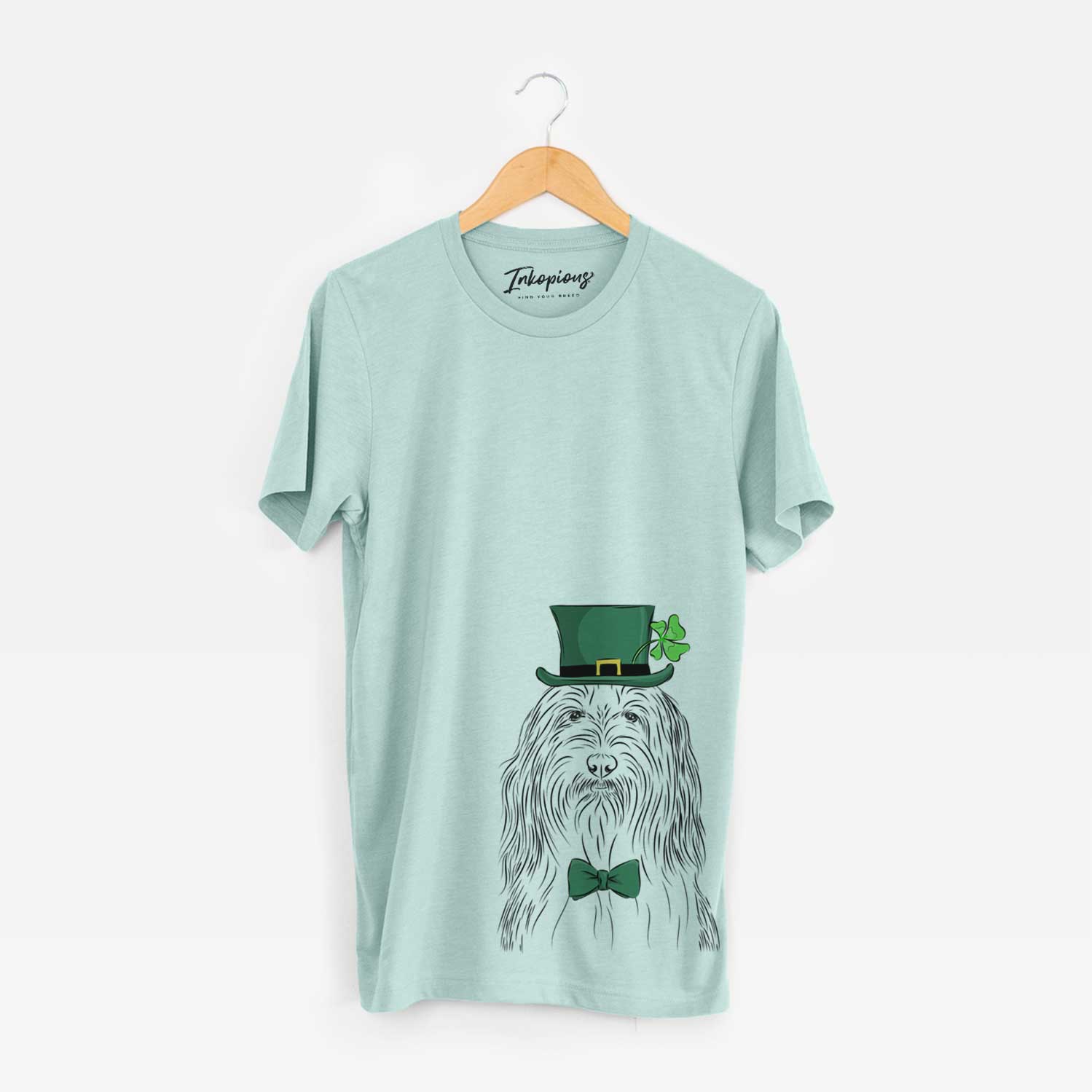 St. Patrick's Murray the Bearded Collie - Unisex Crewneck