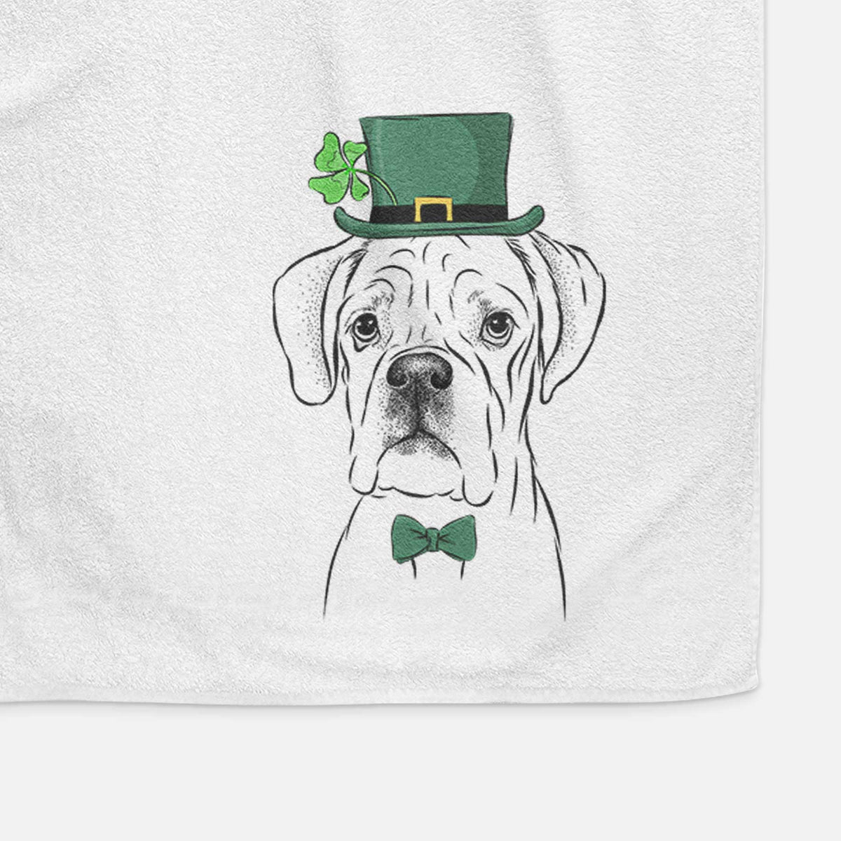 Nelly the Boxer Decorative Hand Towel