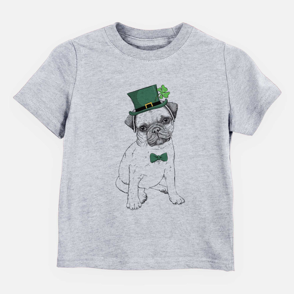 St. Patricks Nelson the Pug Puppy - Kids/Youth/Toddler Shirt