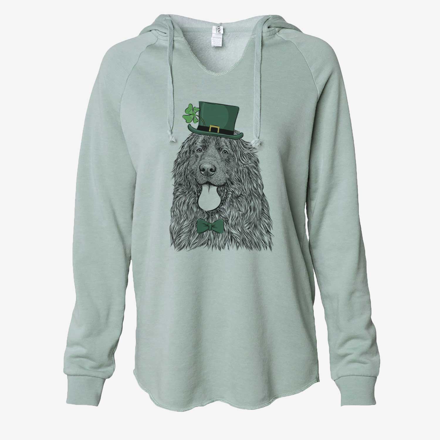 St. Patrick's Neptune the Newfoundland - Cali Wave Hooded Sweatshirt