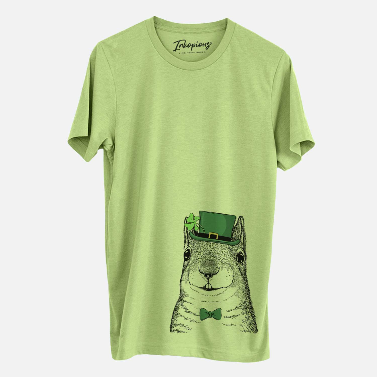 St. Patrick's Nibbles the Squirrel - Unisex Crewneck