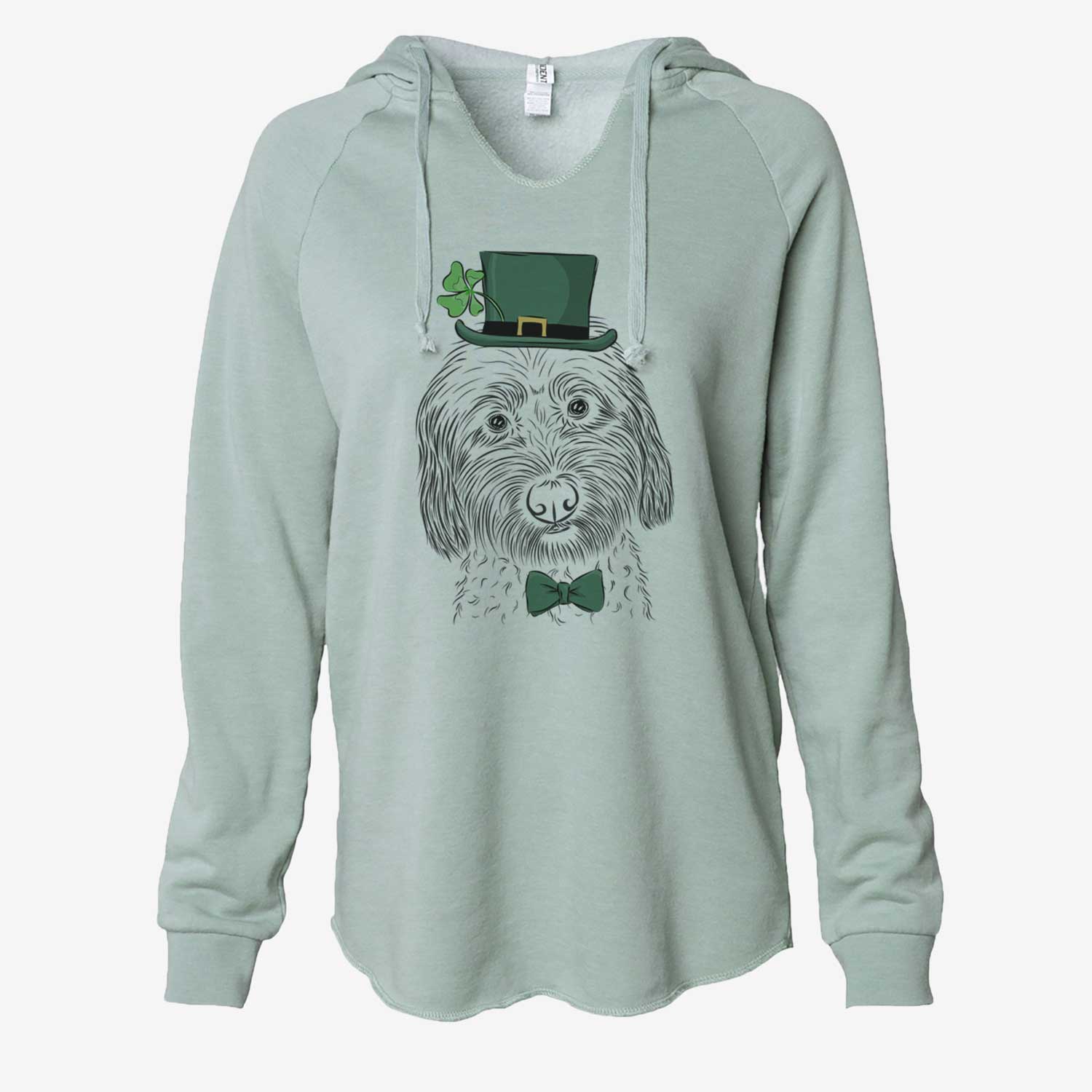 St. Patrick's Niles the Soft Coated Wheaten Terrier - Cali Wave Hooded Sweatshirt