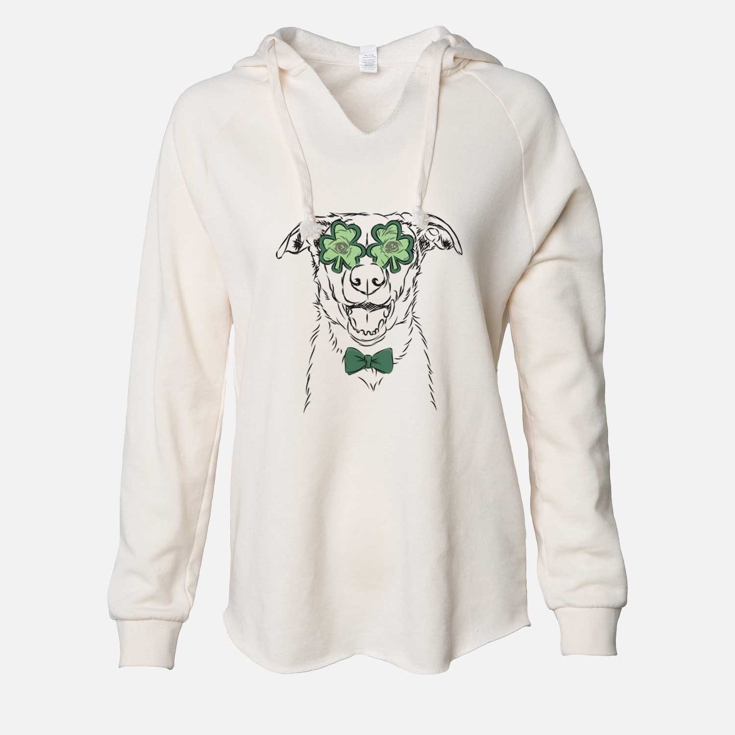 St. Patrick's Noah the Border Collie - Cali Wave Hooded Sweatshirt