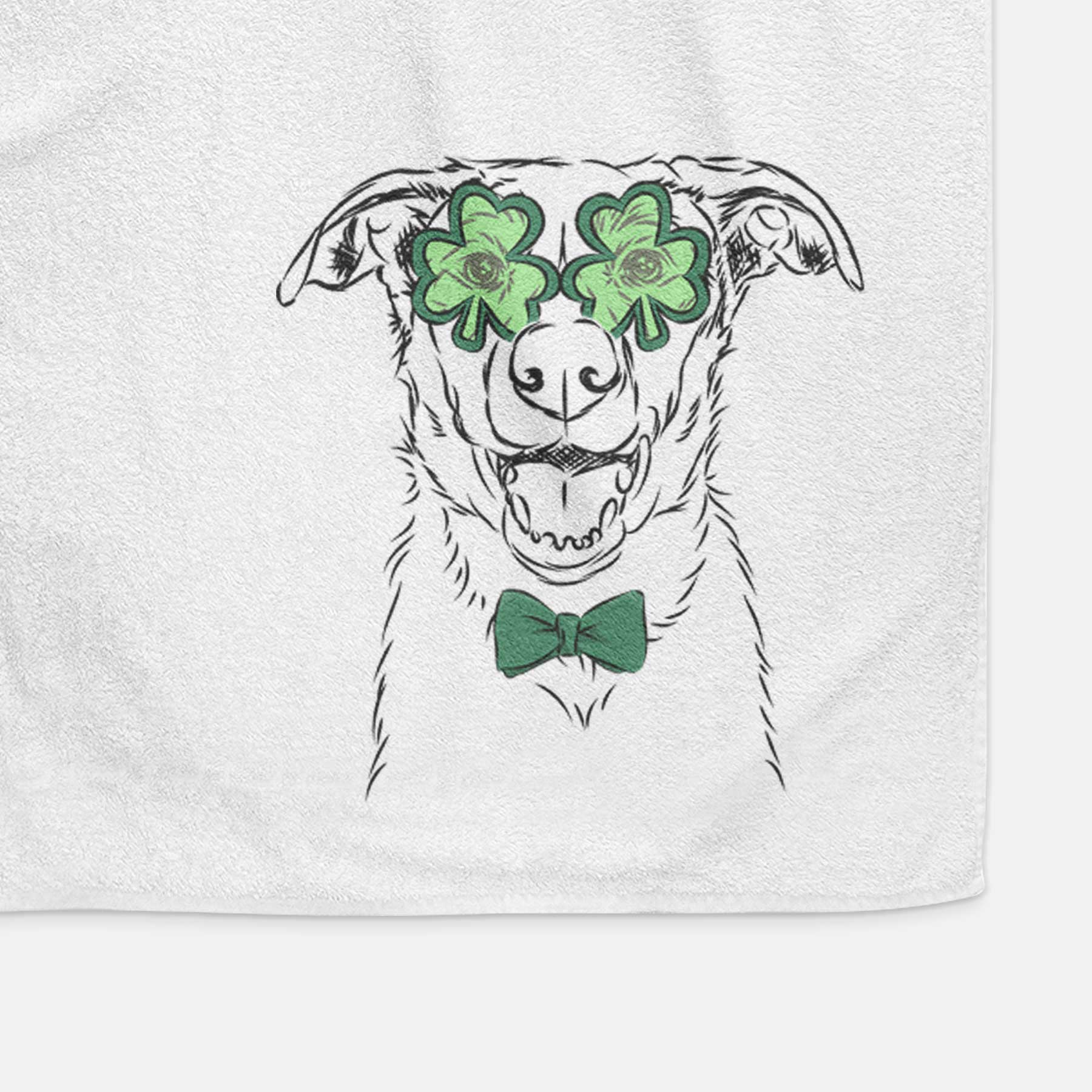 Noah the Border Collie Decorative Hand Towel