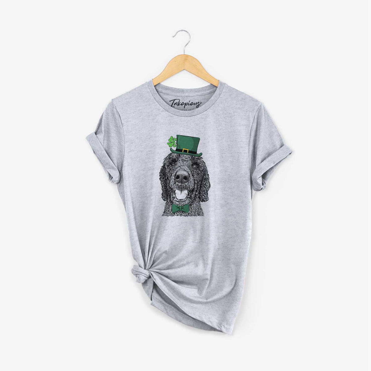 St. Patrick's Obi James the Goldendoodle - Unisex Crewneck