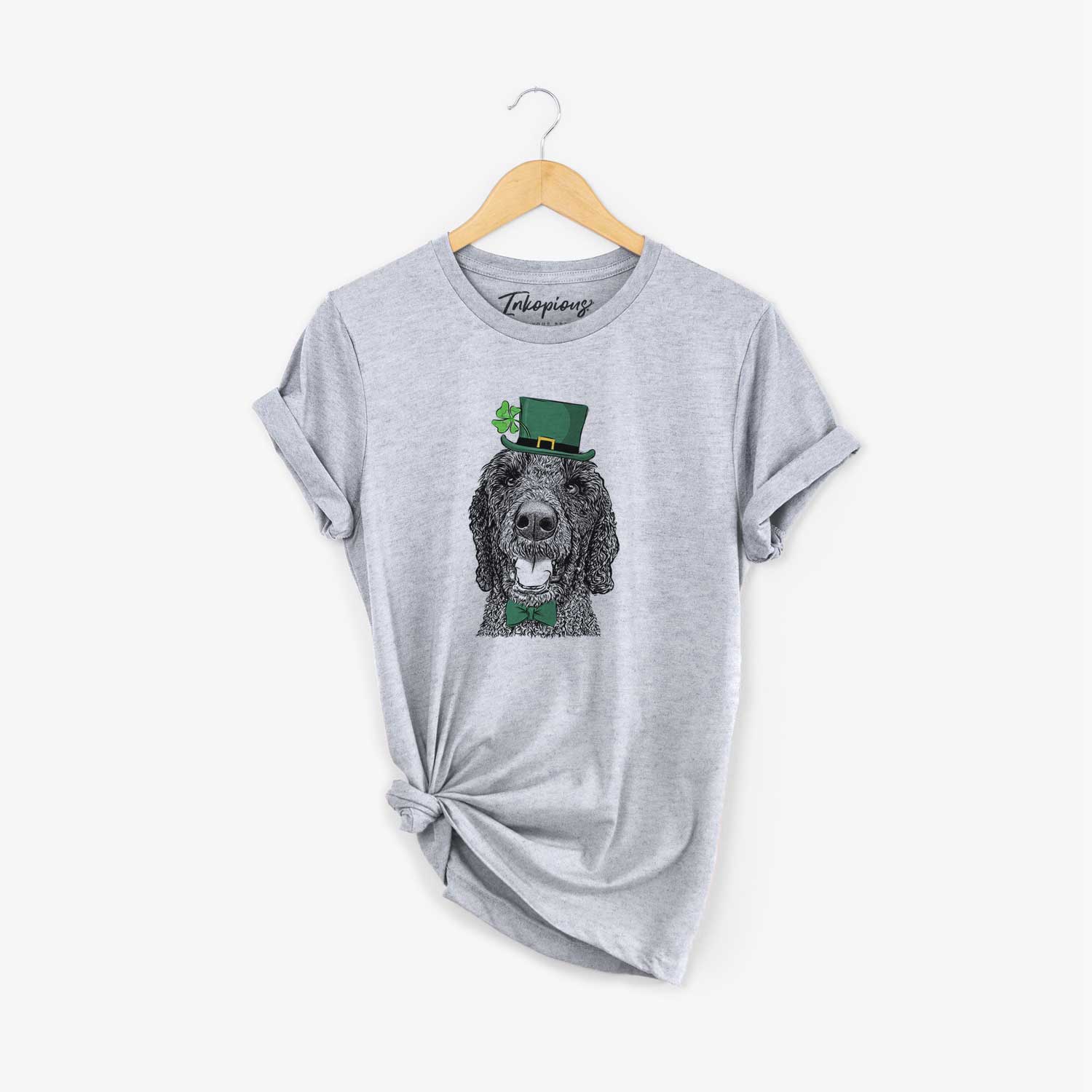 St. Patrick's Obi James the Goldendoodle - Unisex Crewneck