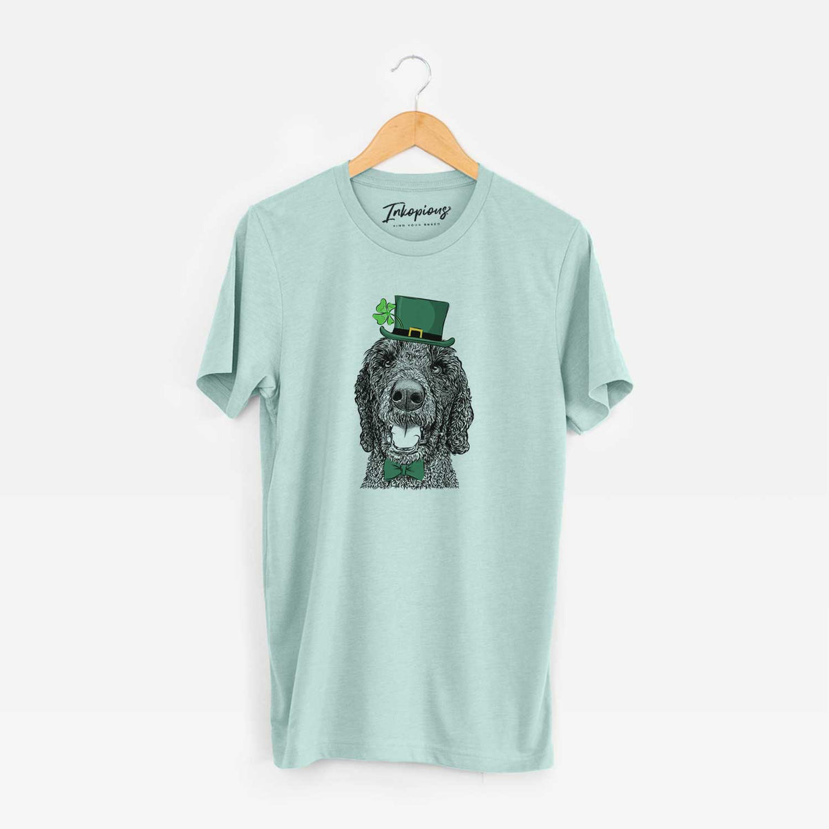 St. Patrick's Obi James the Goldendoodle - Unisex Crewneck