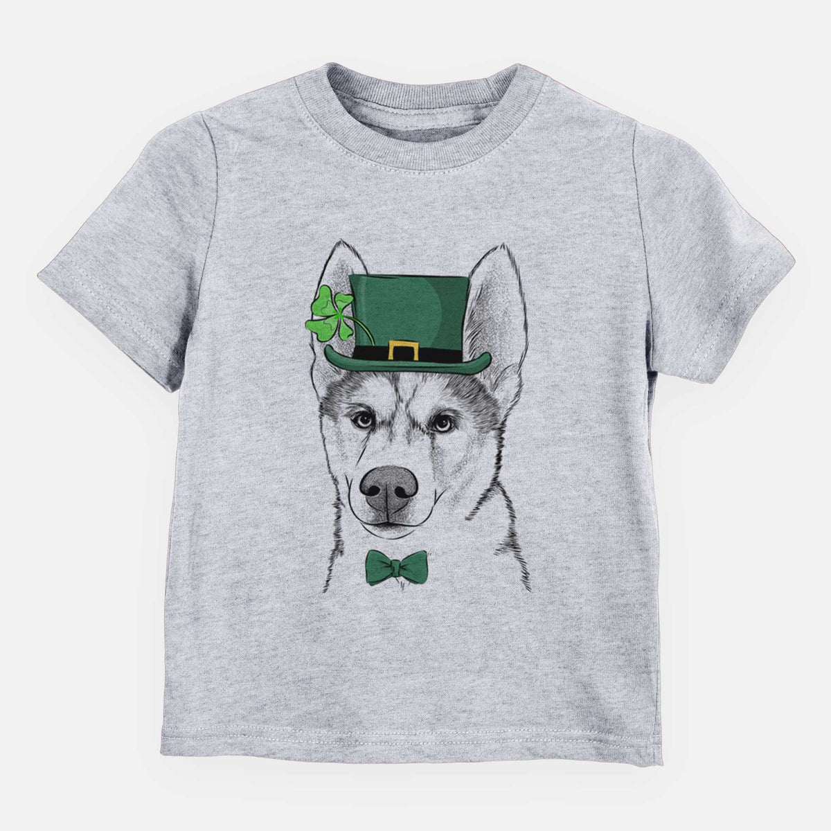 St. Patricks Odin the Siberian Husky - Kids/Youth/Toddler Shirt