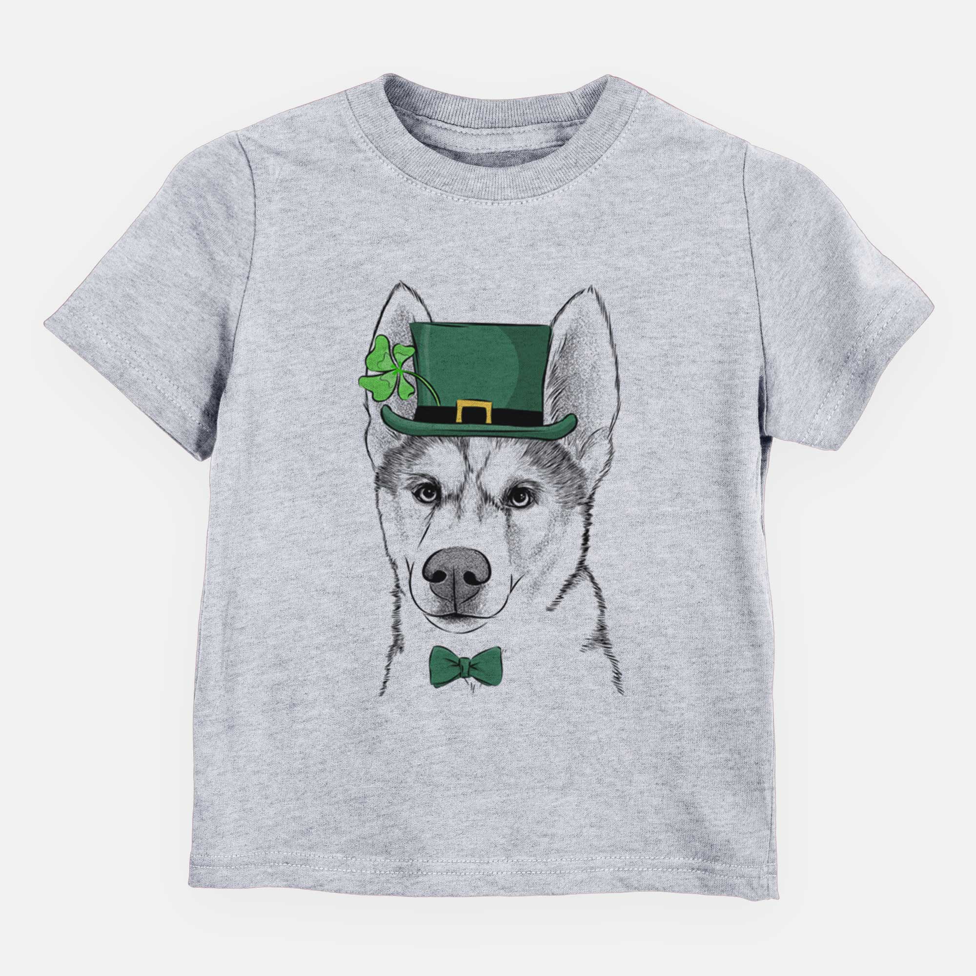 St. Patricks Odin the Siberian Husky - Kids/Youth/Toddler Shirt