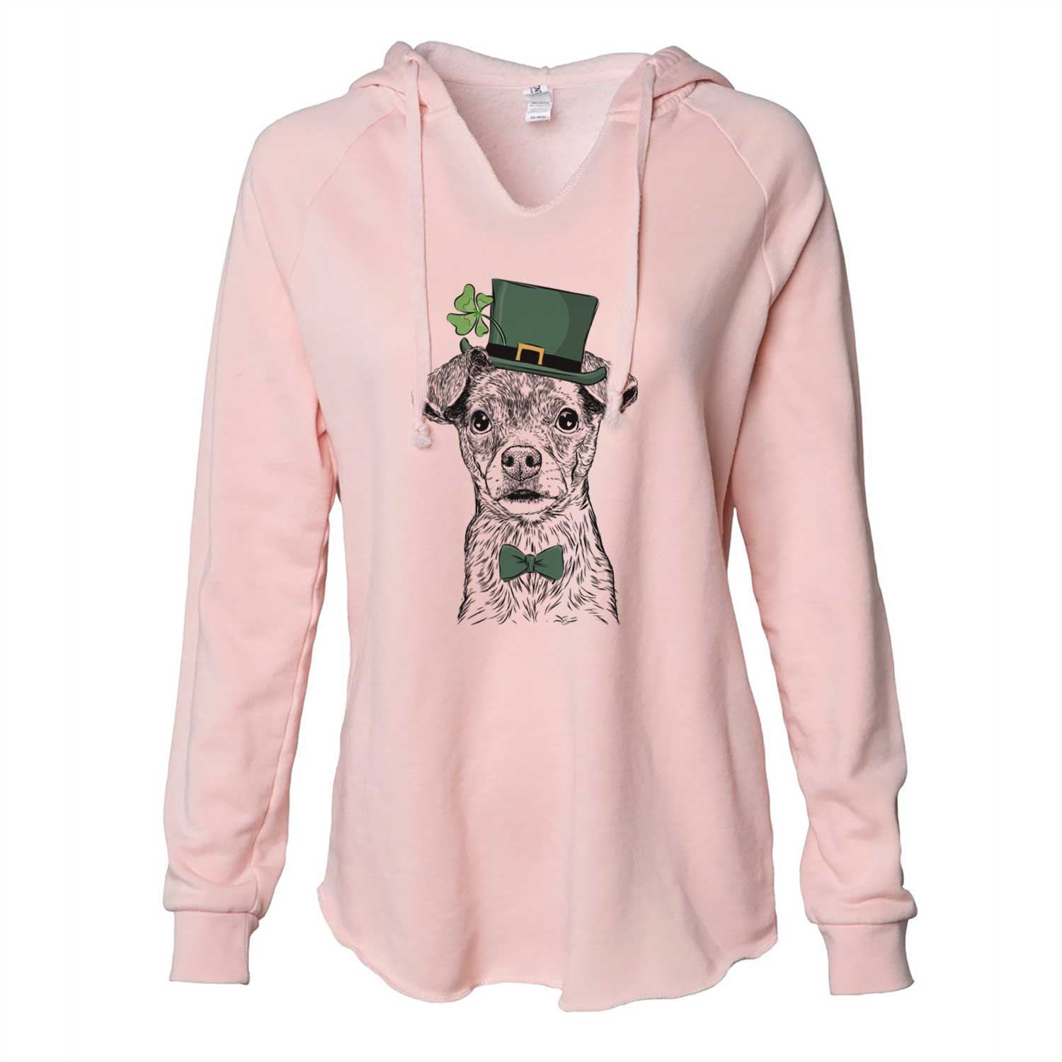 St. Patrick's Olive the Mixed Breed - Cali Wave Hooded Sweatshirt