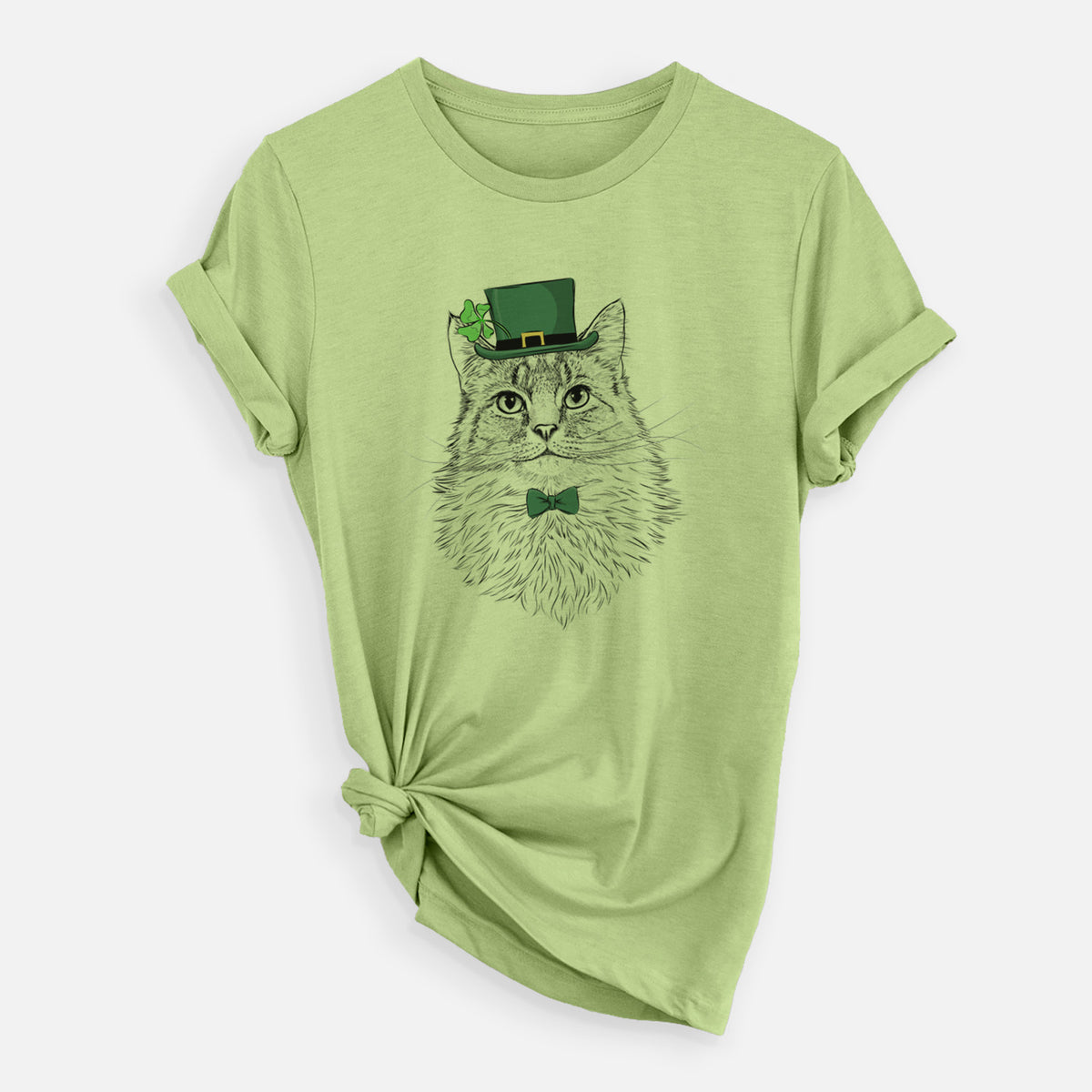 St. Patrick&#39;s Olive the Cat - Unisex Crewneck