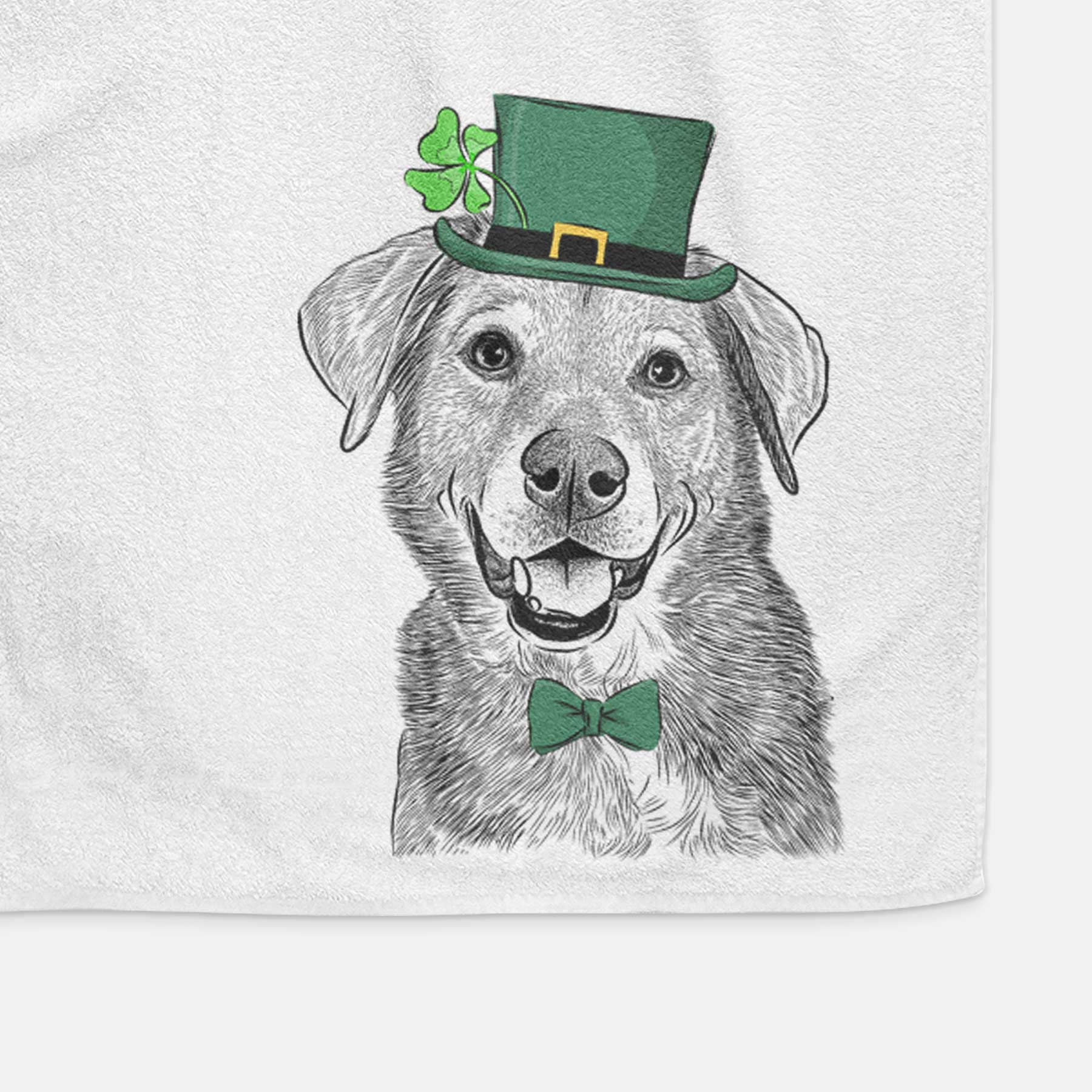 Oliver the Mixed Breed Decorative Hand Towel