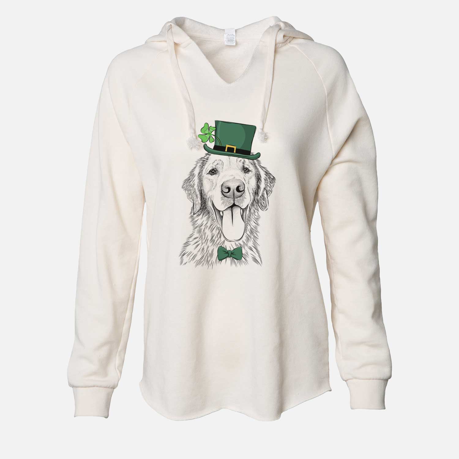 St. Patrick's Oliver Tredup the Golden Retriever - Cali Wave Hooded Sweatshirt