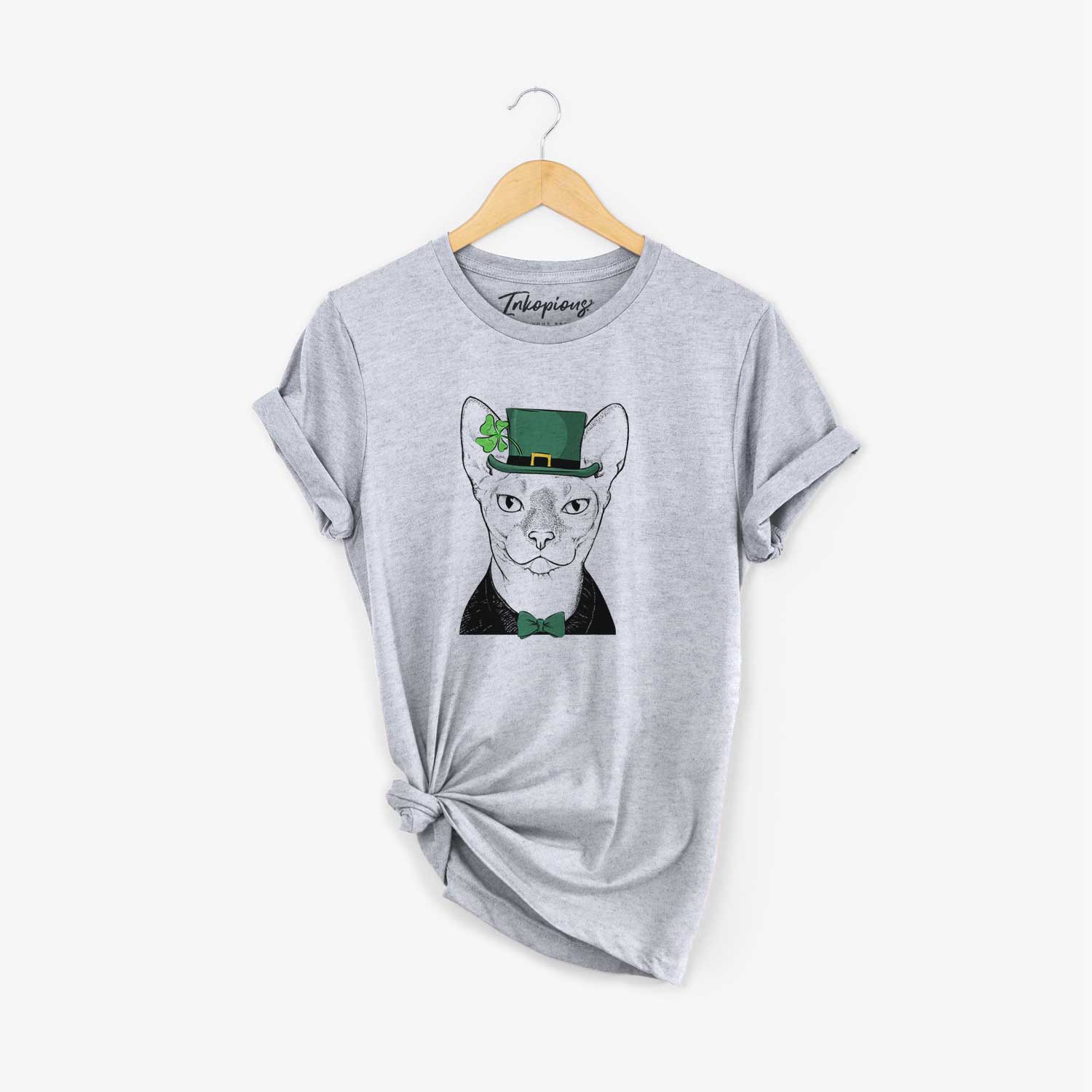 St. Patrick's Oliver Watson the Sphynx Cat - Unisex Crewneck