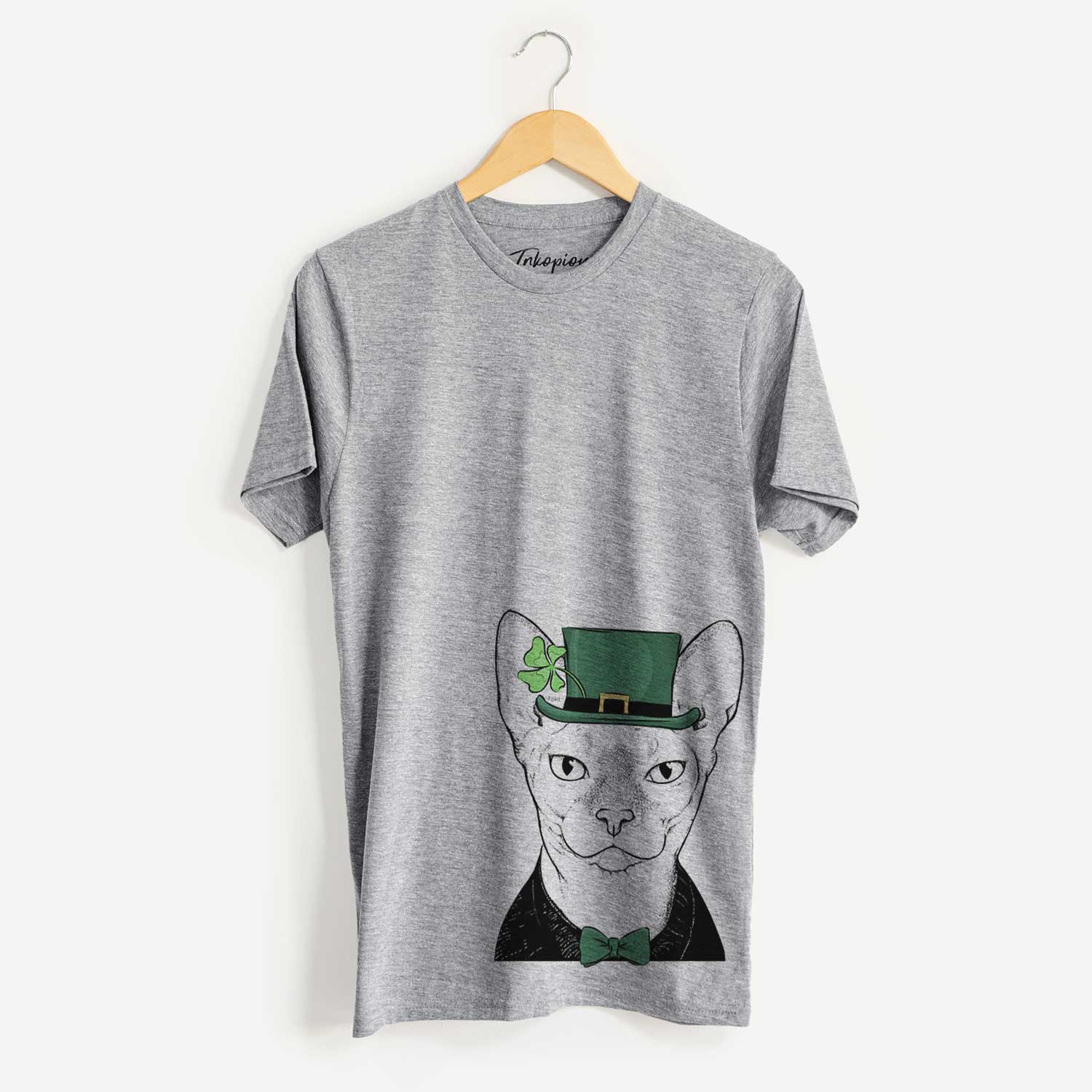 St. Patrick's Oliver Watson the Sphynx Cat - Unisex Crewneck