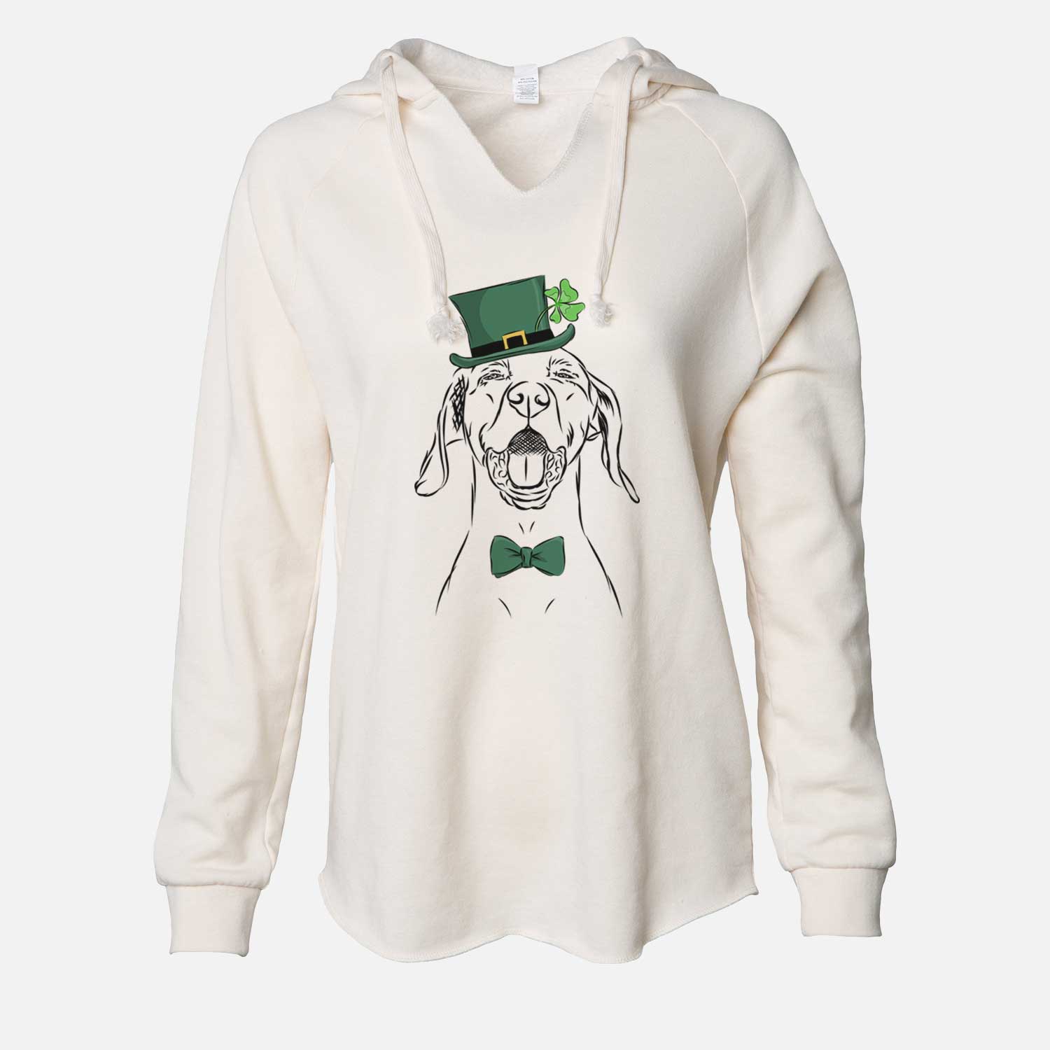 St. Patrick's Ollie the Vizsla - Cali Wave Hooded Sweatshirt