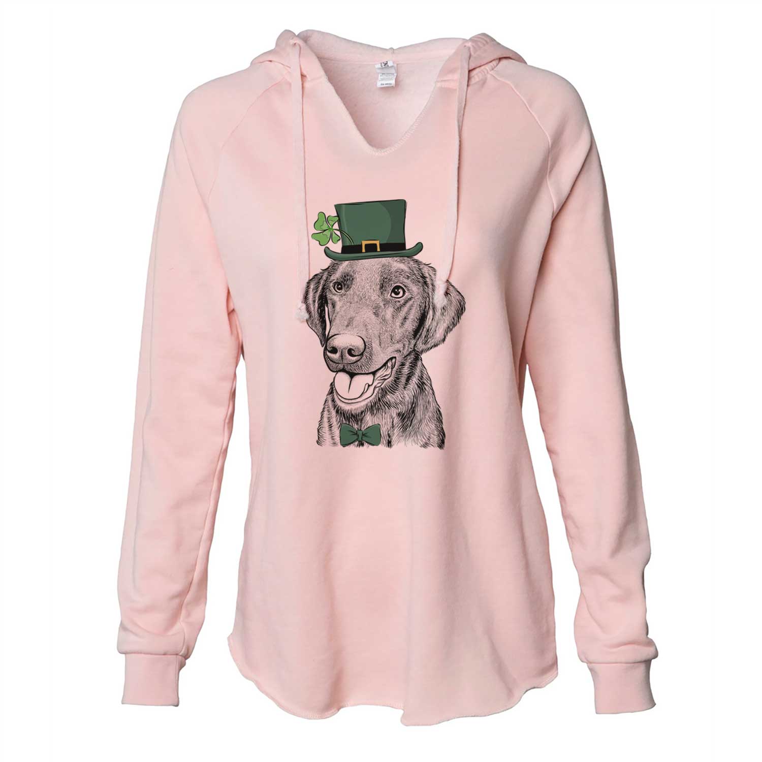 St. Patrick's Onyx the Labrador Retriever - Cali Wave Hooded Sweatshirt