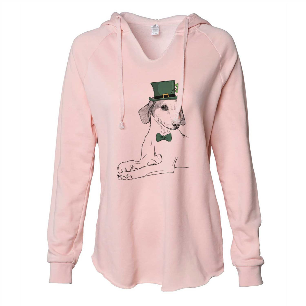 St. Patrick's Opie the Foxhound - Cali Wave Hooded Sweatshirt