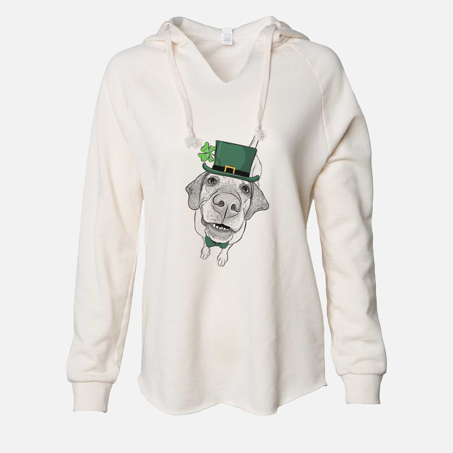 St. Patrick's Oquirrh the Vizsla - Cali Wave Hooded Sweatshirt