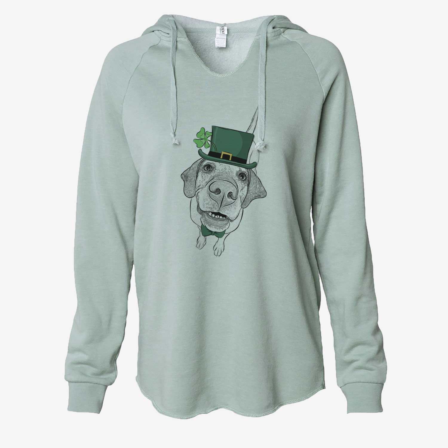 St. Patrick's Oquirrh the Vizsla - Cali Wave Hooded Sweatshirt