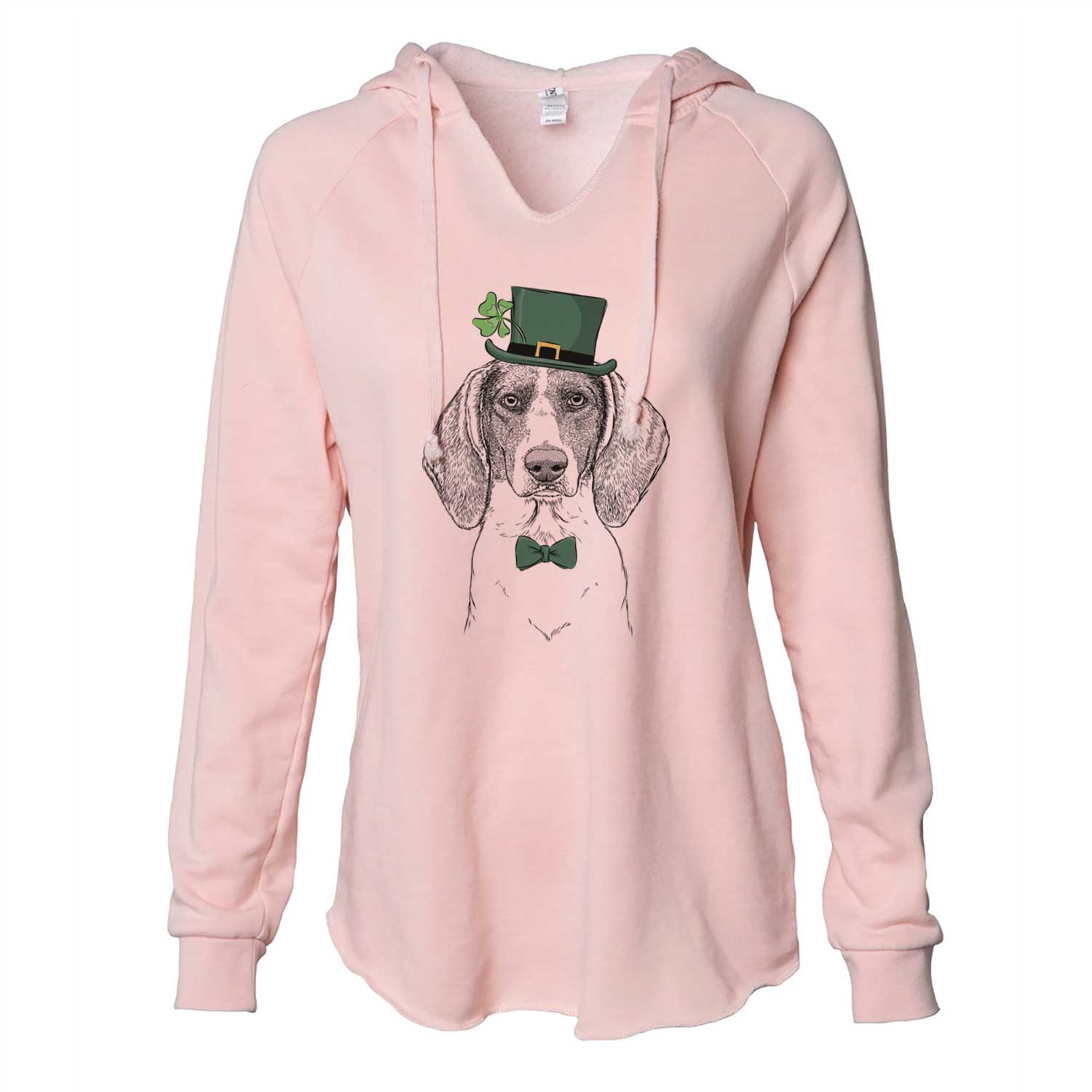 St. Patrick's Orin the Treeing Walker Coonhound - Cali Wave Hooded Sweatshirt