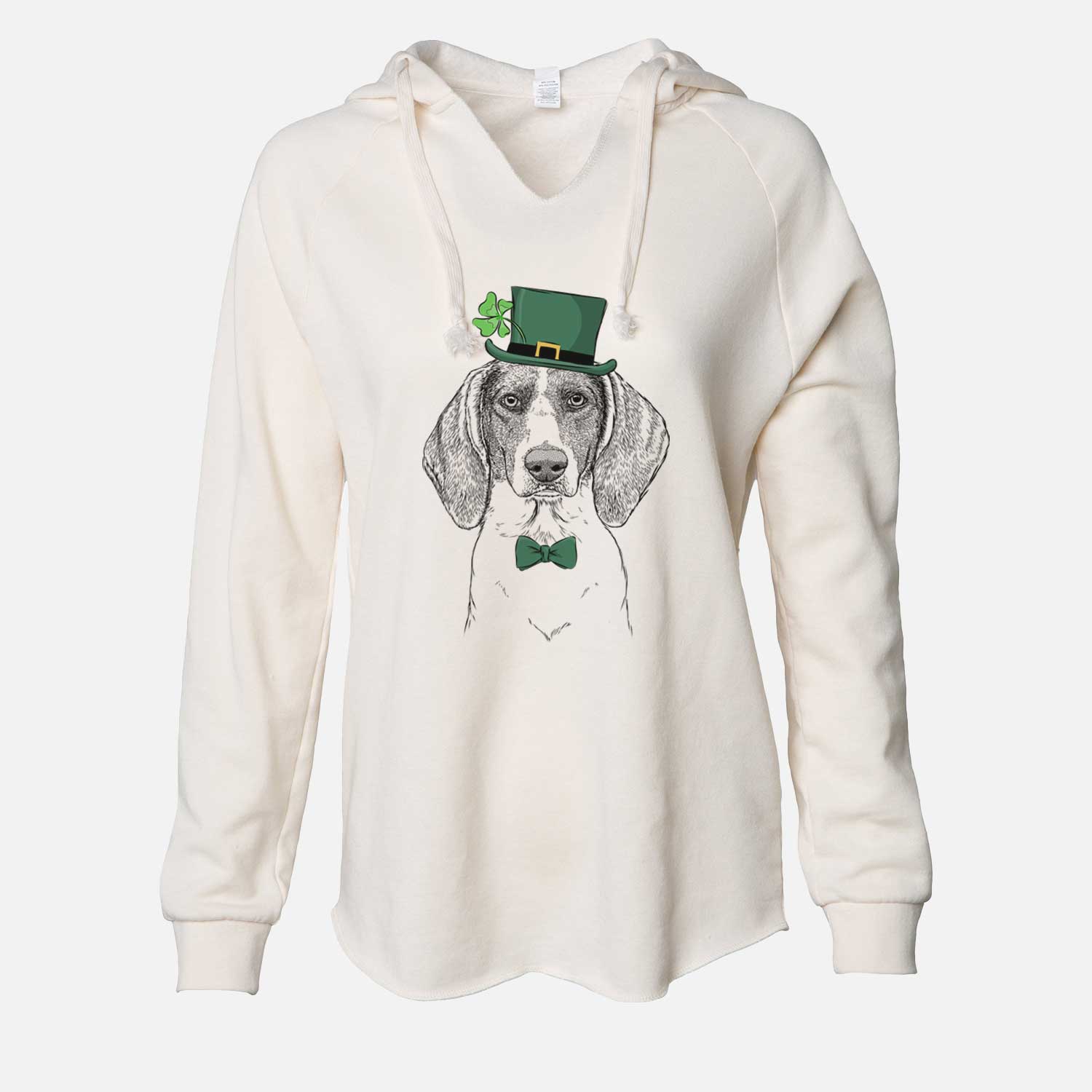 St. Patrick's Orin the Treeing Walker Coonhound - Cali Wave Hooded Sweatshirt