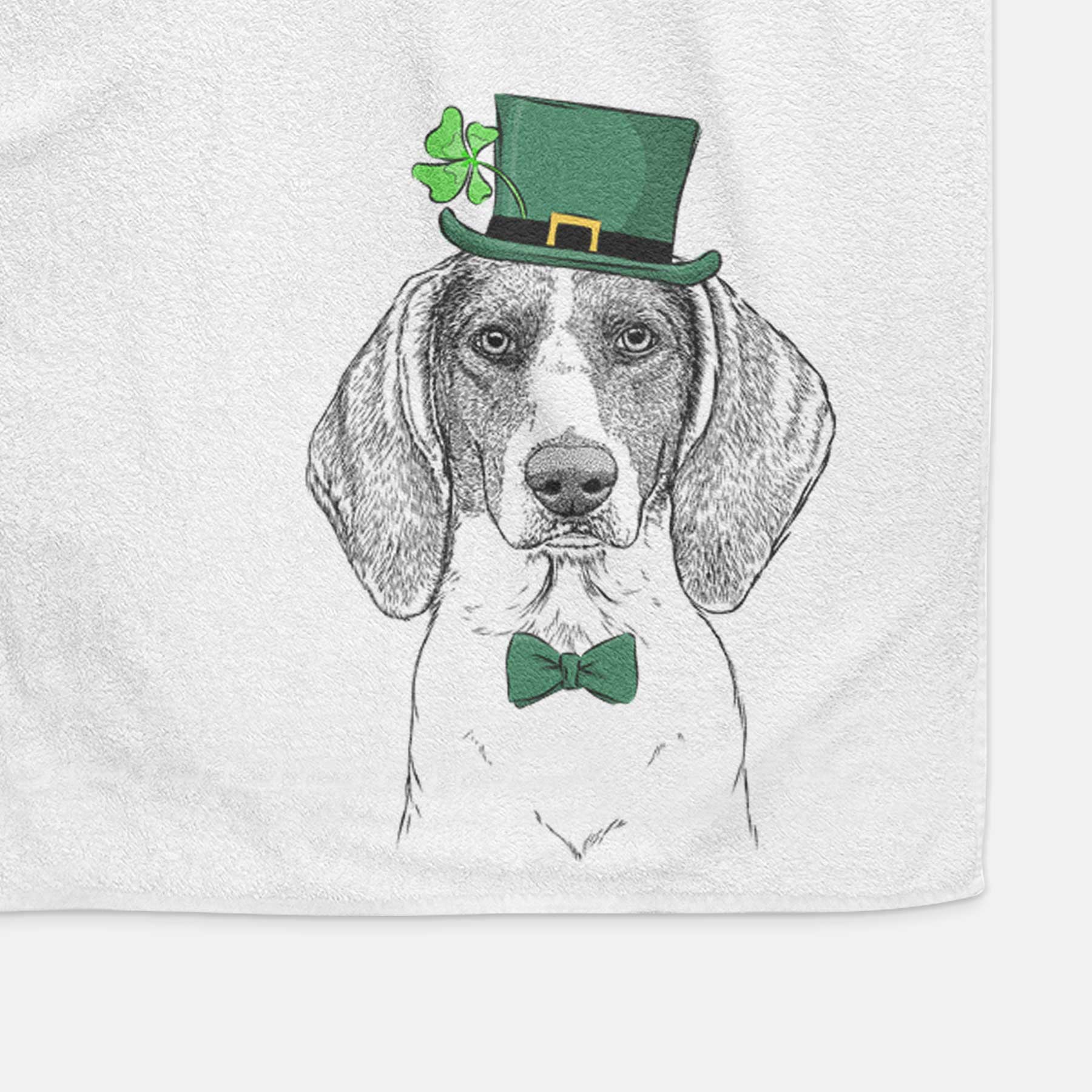 Orin the Treeing Walker Coonhound Decorative Hand Towel